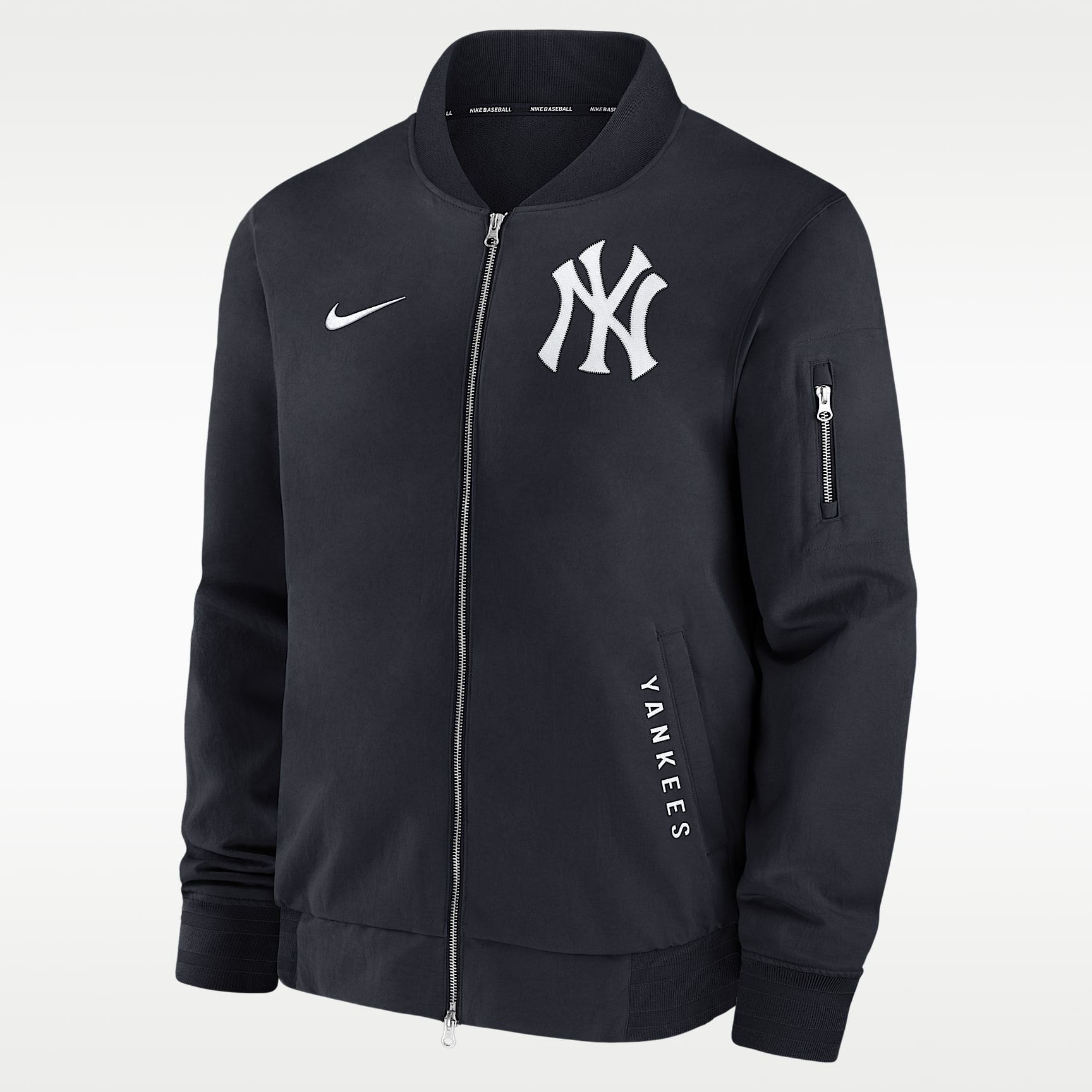New York Yankees Authentic Collection Dugout Men's Nike MLB Full-Zip Bomber Jacket