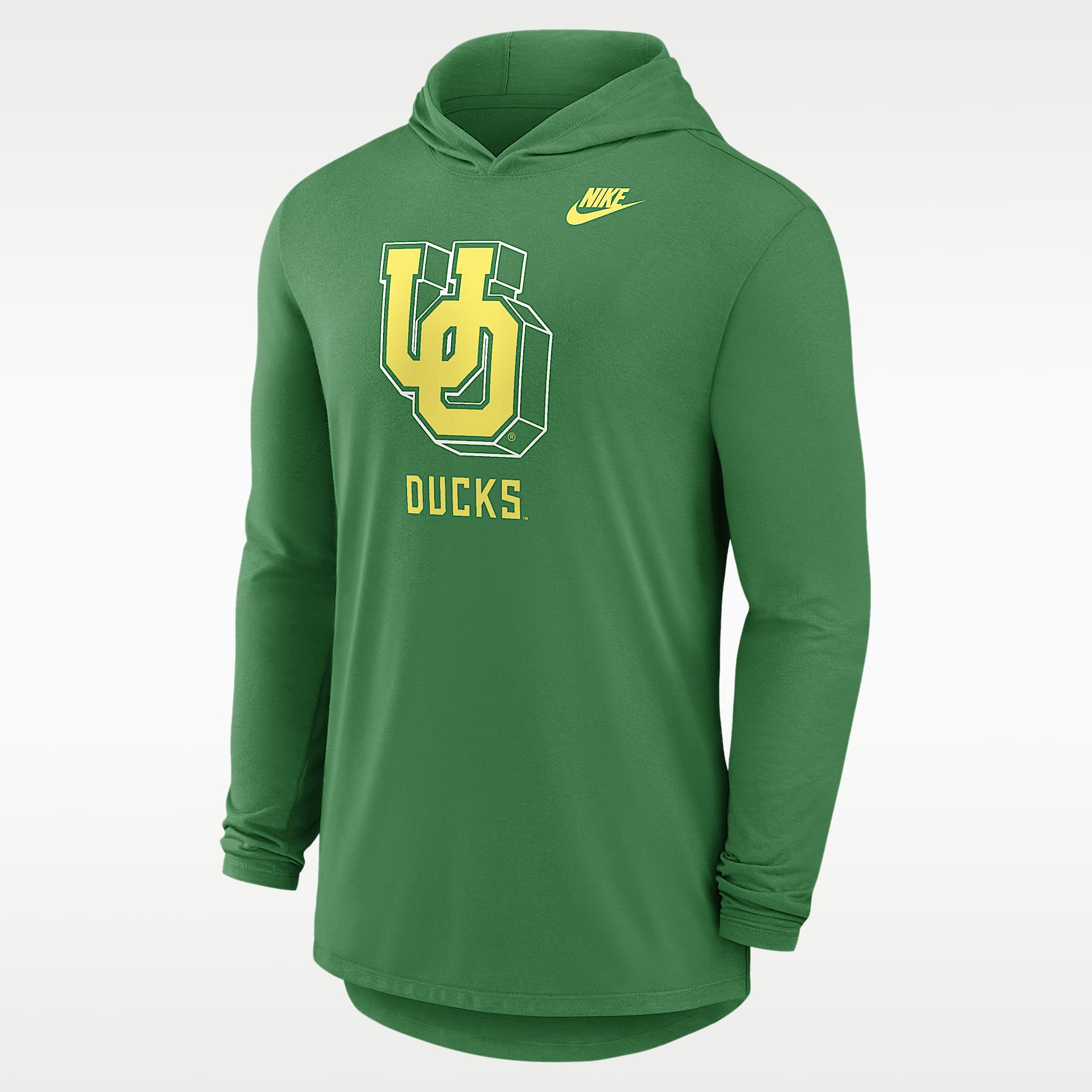 Oregon Legacy Men's Nike Dri-FIT College Long-Sleeve Hooded T-Shirt