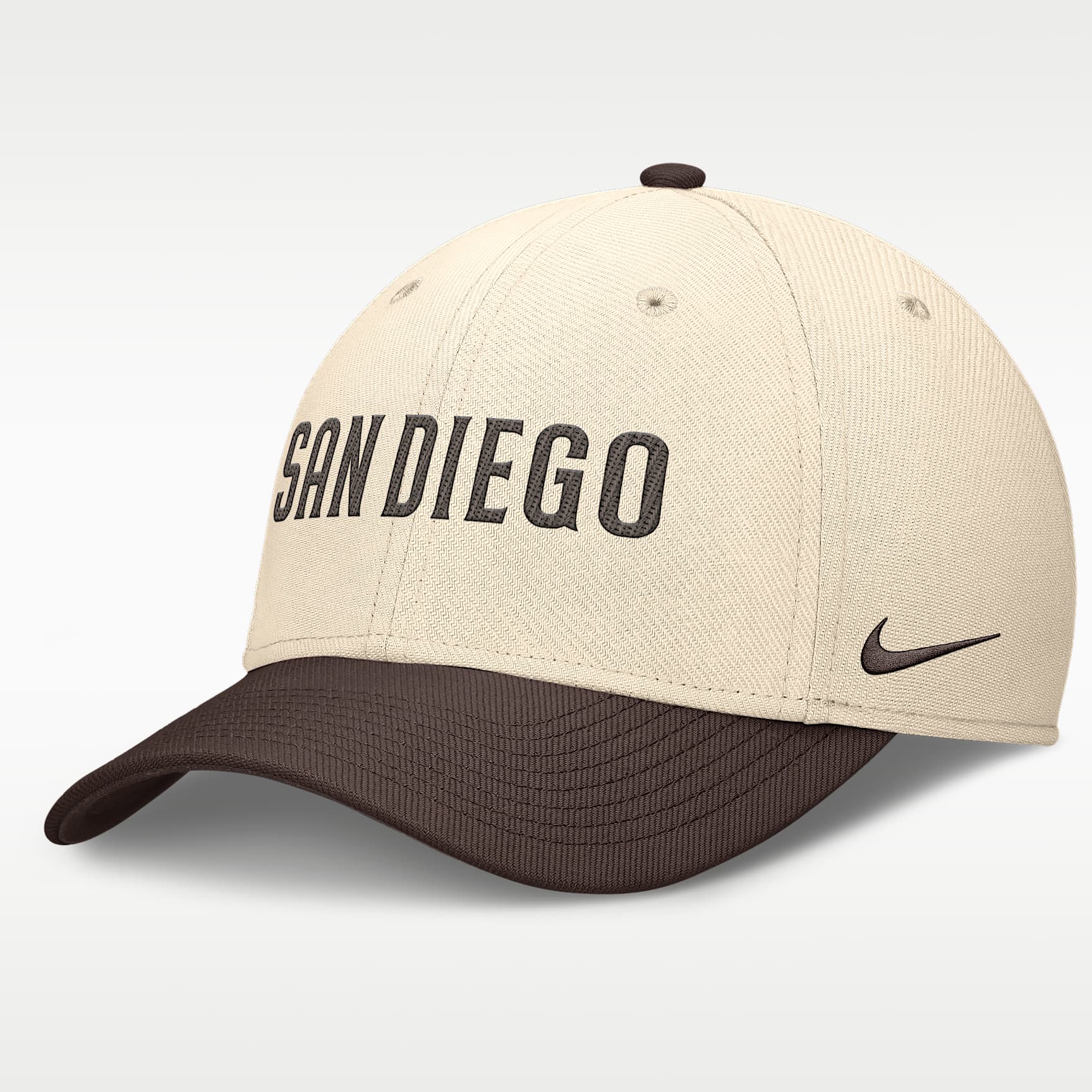 San Diego Padres Statement Rise Swoosh Men's Nike Dri-FIT MLB Hat