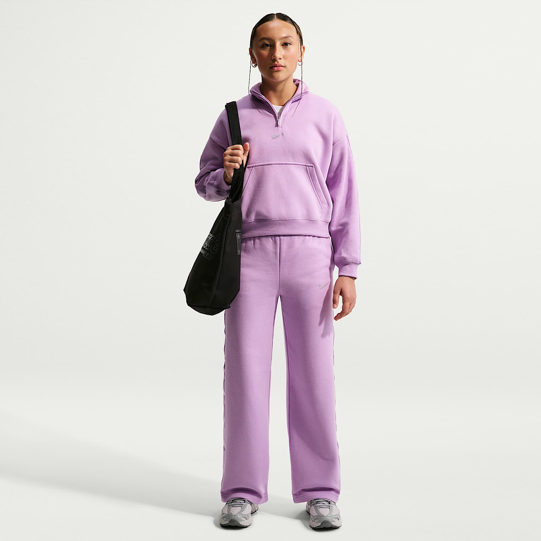 Παντελόνι Nike Studio Fleece για μεγάλα κορίτσια