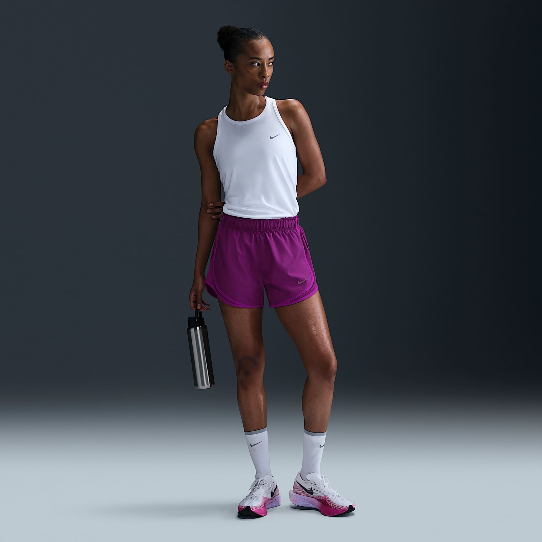 Nike Tempo Women's Dri-FIT Mid-Rise Brief-Lined Running Shorts