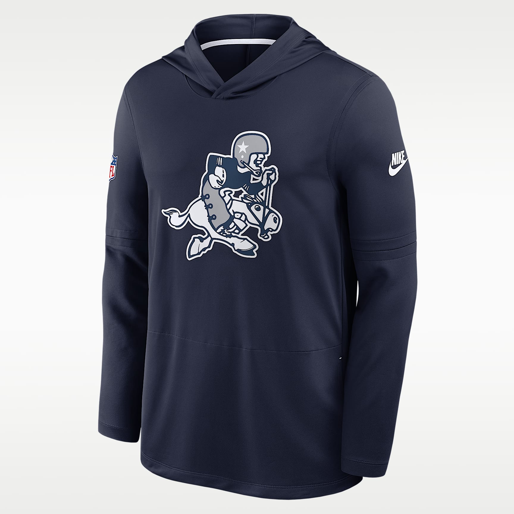 Dallas Cowboys Alt Men's Nike Dri-FIT NFL Long-Sleeve Hooded Top