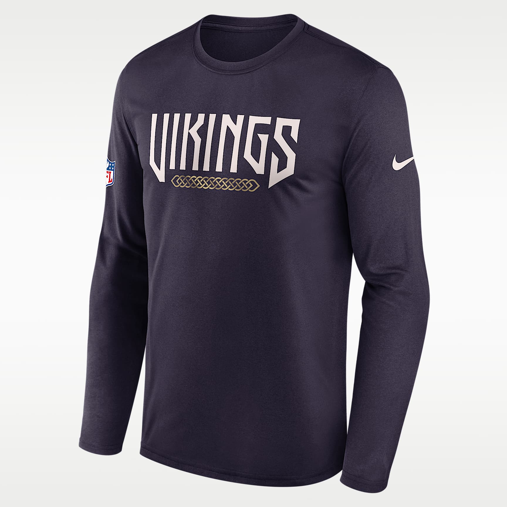 Minnesota Vikings Rivalries Collection Sideline Legend Men's Nike Dri-FIT NFL Long-Sleeve T-Shirt