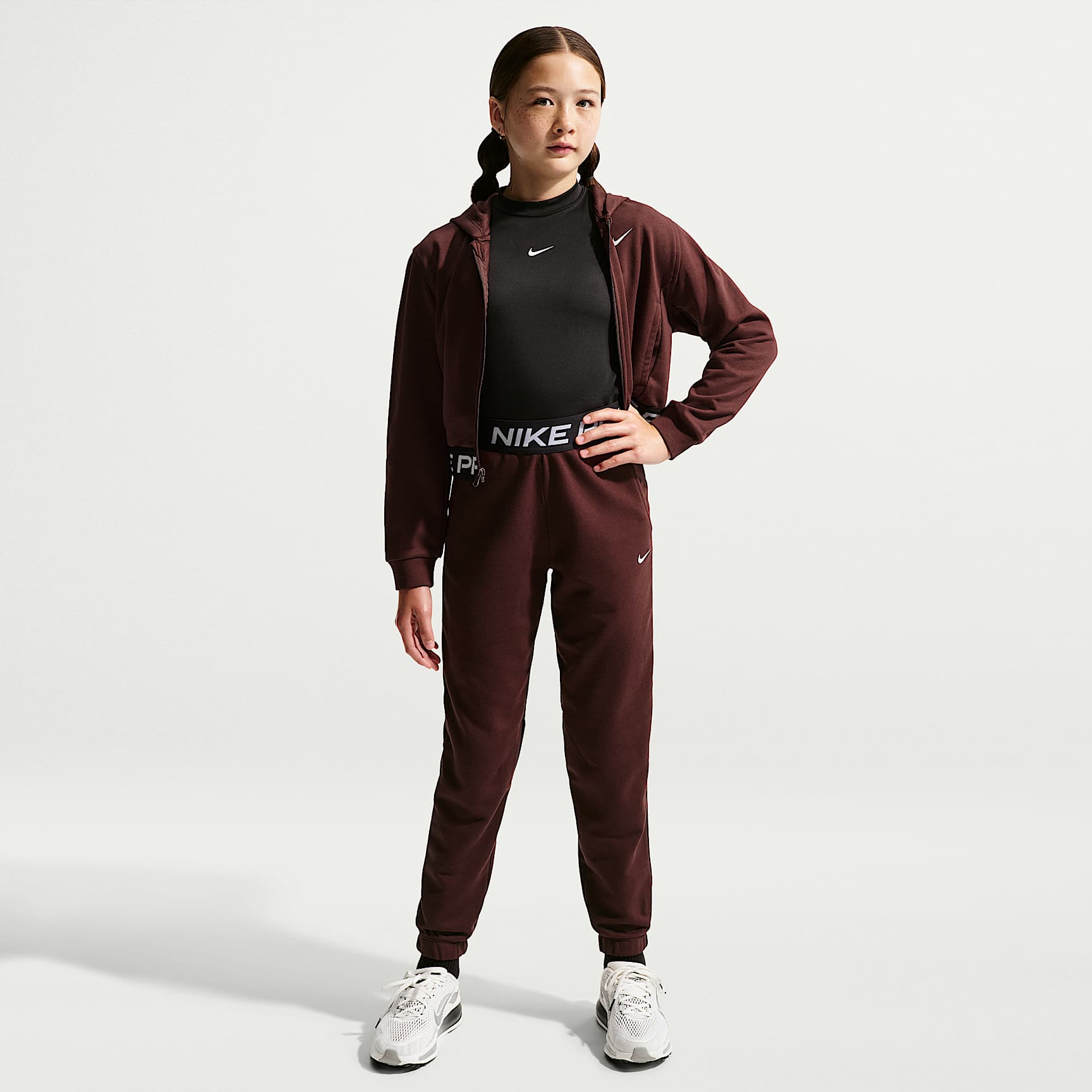Nike Pro Fleece Big Kids' (Girls') Dri-FIT Joggers