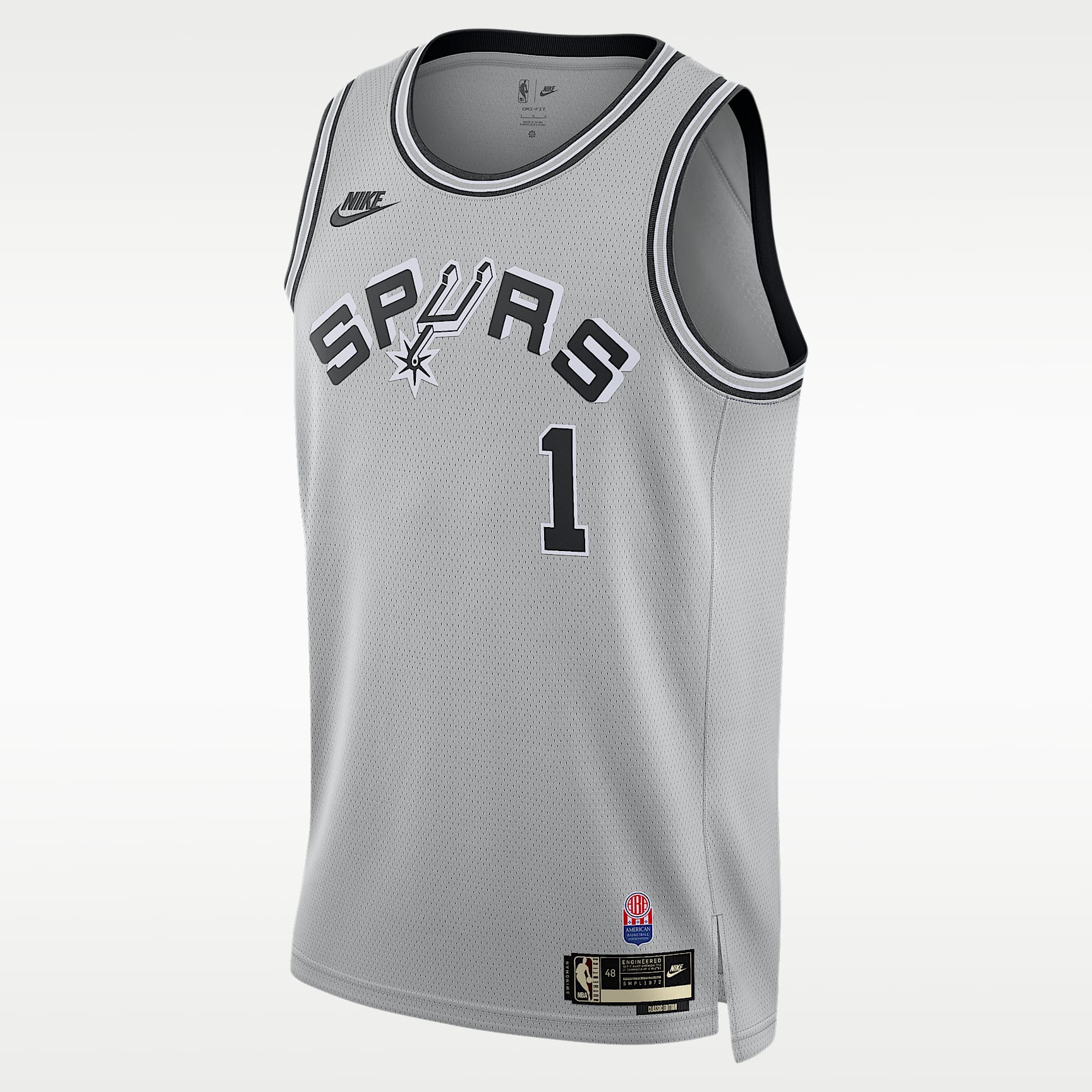 Maglia da basket Dri-FIT Swingman San Antonio Spurs Hardwood Classics – Uomo