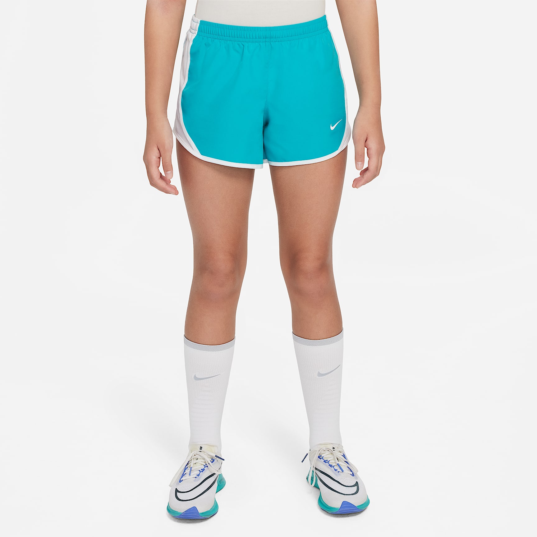 Shorts de correr Dri-FIT para niña talla grande Nike Tempo