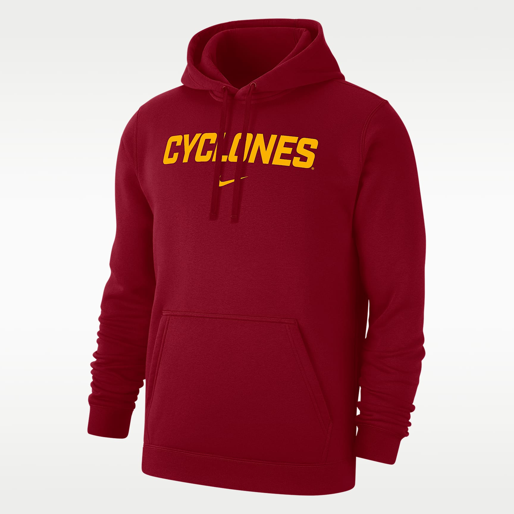Iowa State Club Fleece Men's Nike College Pullover Hoodie