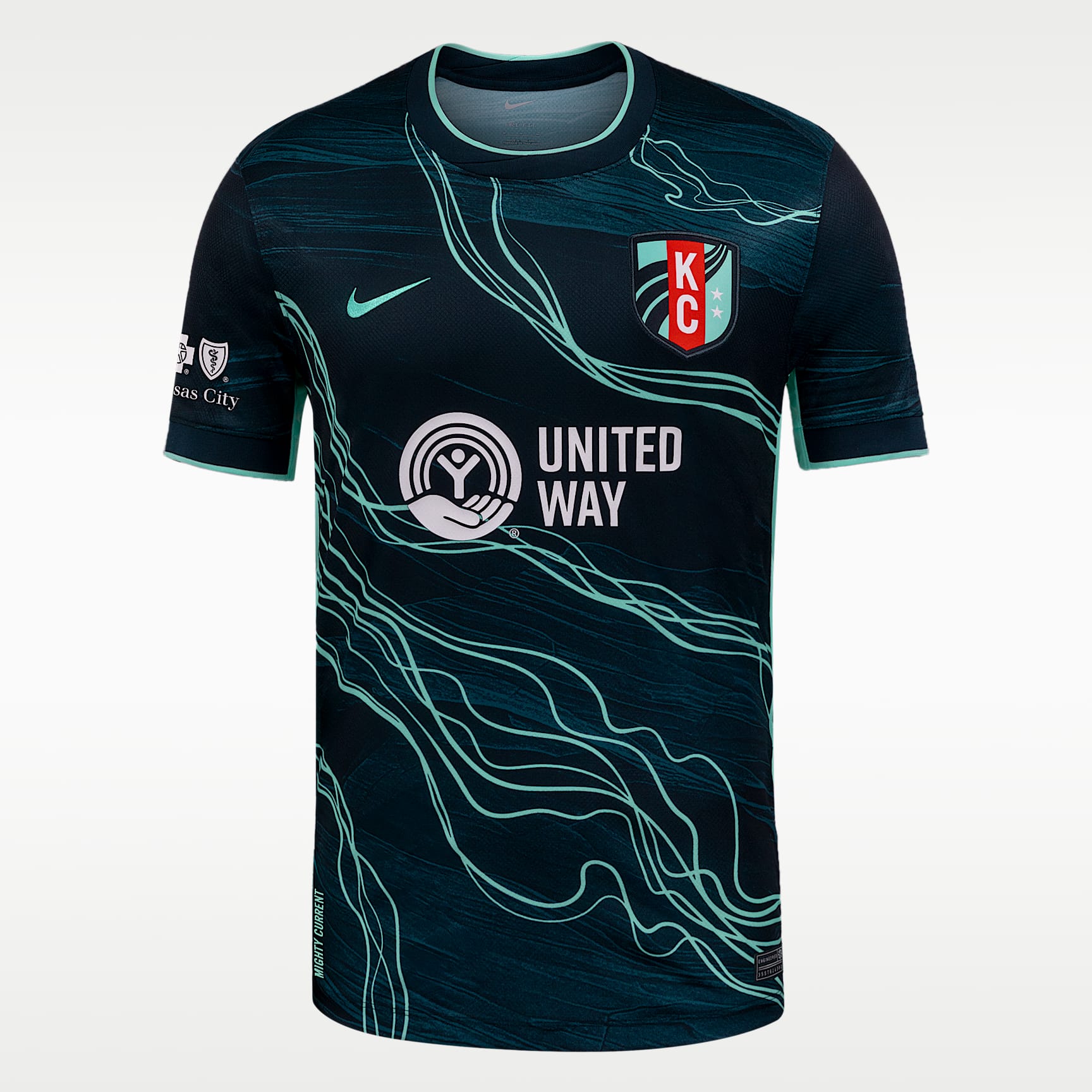 Kansas City Current Stadium Away Men's Nike Dri-FIT NWSL Replica Jersey