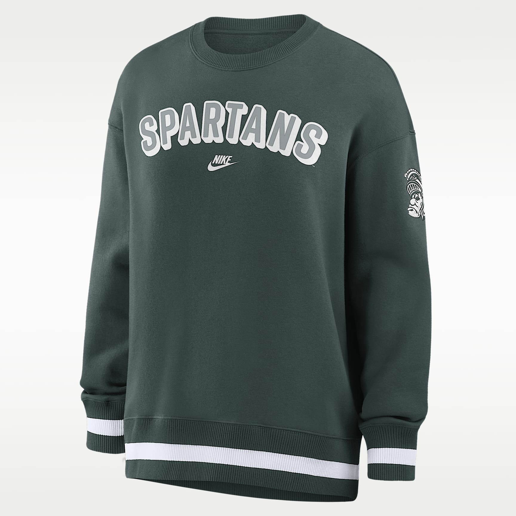 Michigan State Legacy Phoenix Women's Nike College Oversized Pullover Crew