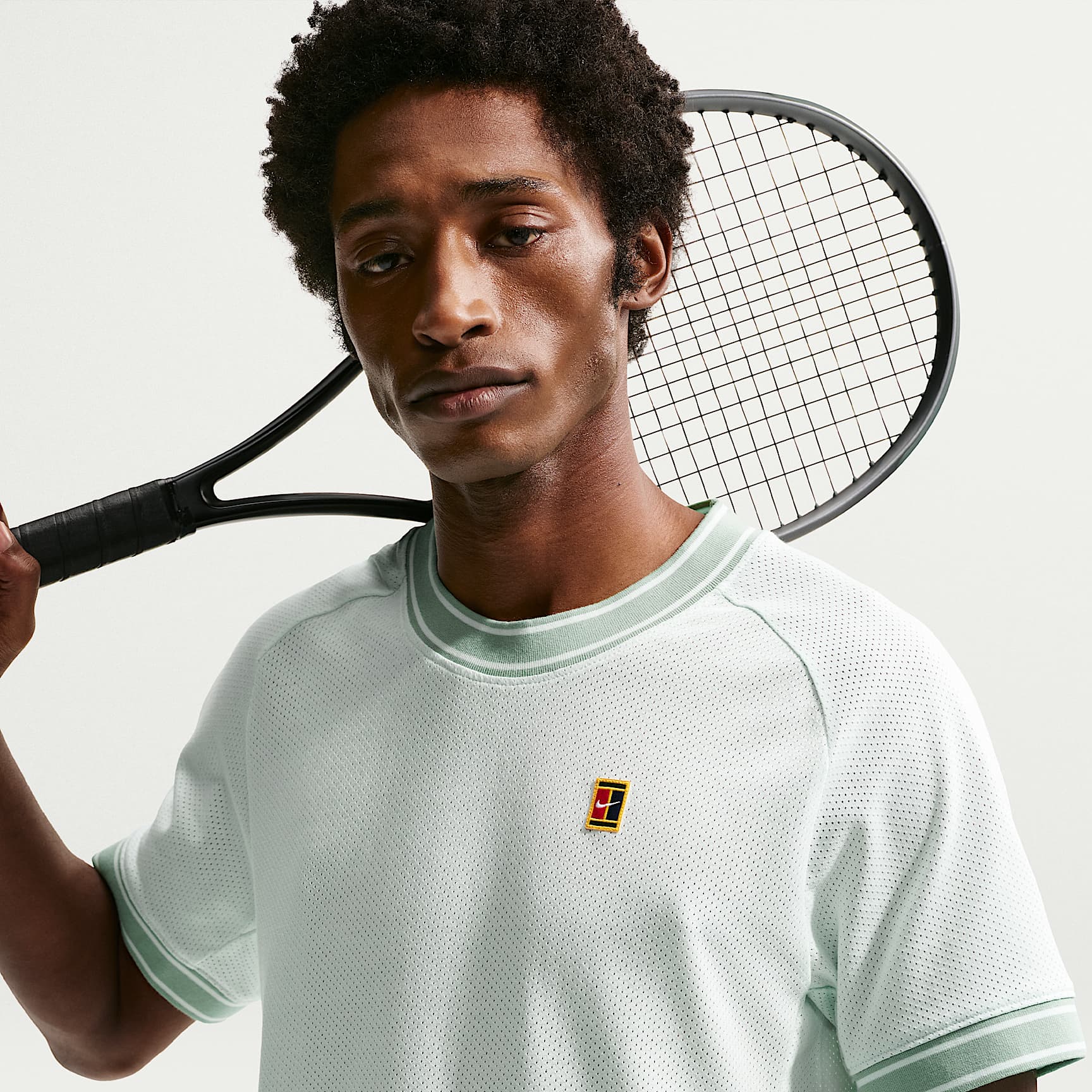 Playera de tenis de manga corta para hombre NikeCourt Heritage