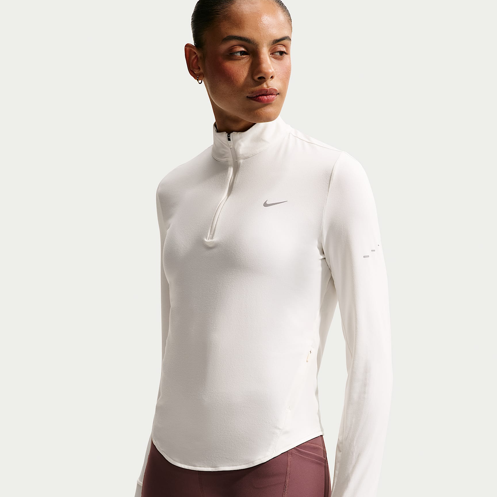 Damska bluza do biegania z zamkiem 1/4 Dri-FIT UV Nike Swift