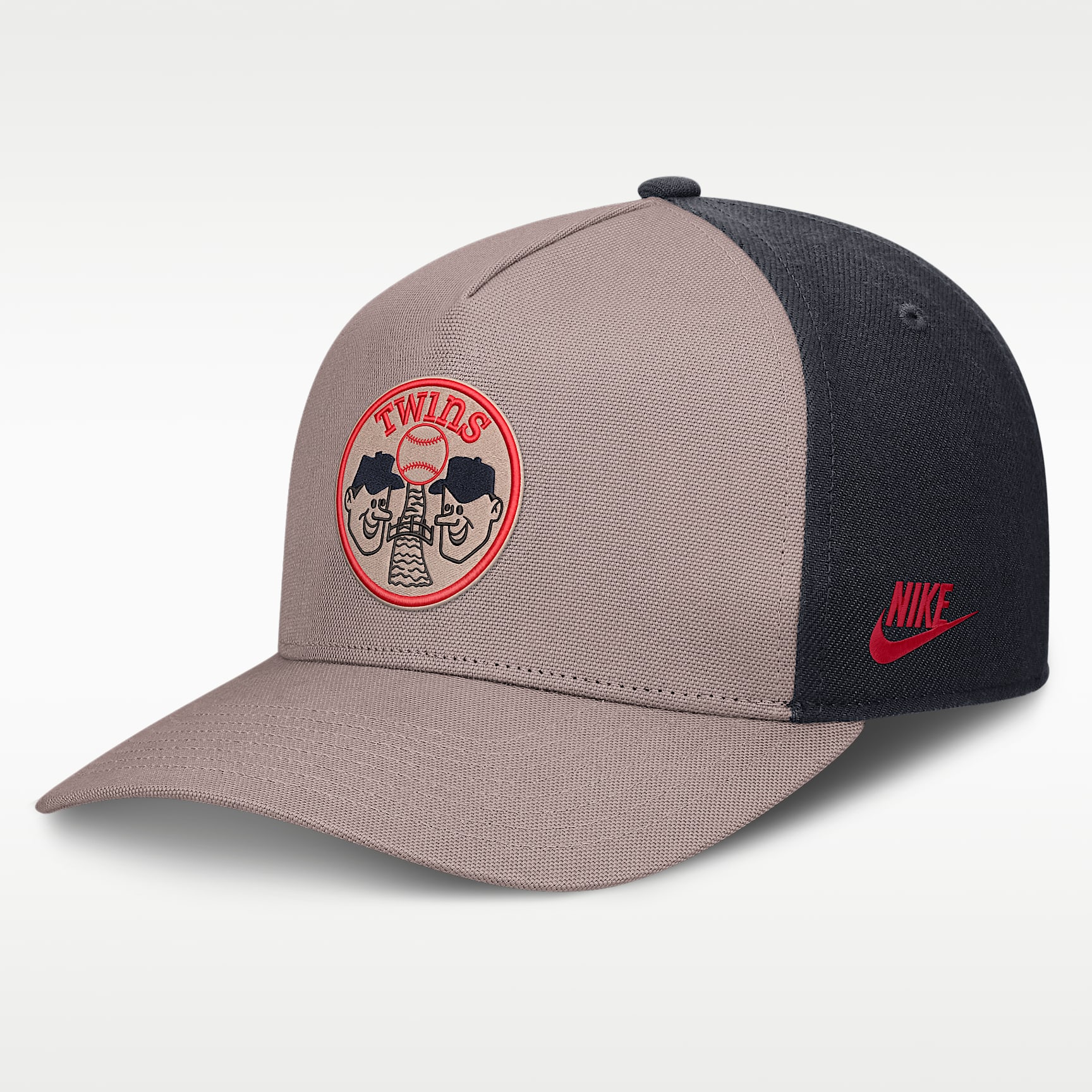 Gorra Nike de la MLB ajustable con estructura A-Frame para hombre Minnesota Twins Cooperstown Rise