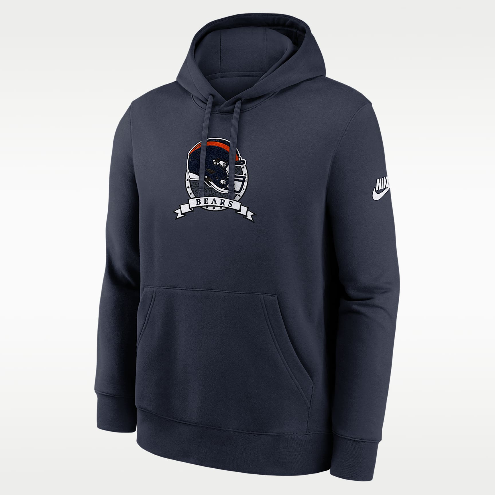 Sudadera con gorro sin cierre Nike de la NFL para hombre Chicago Bears Rewind Club