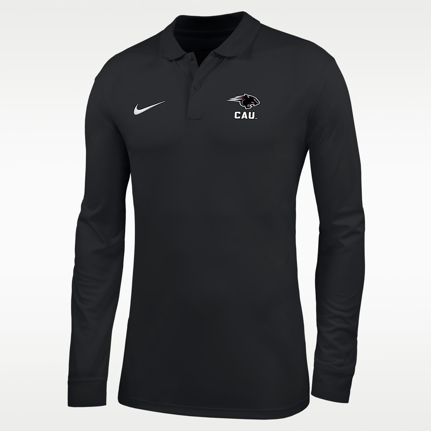 Nike College (Clark Atlanta University) Men's Dri-FIT Long-Sleeve Polo