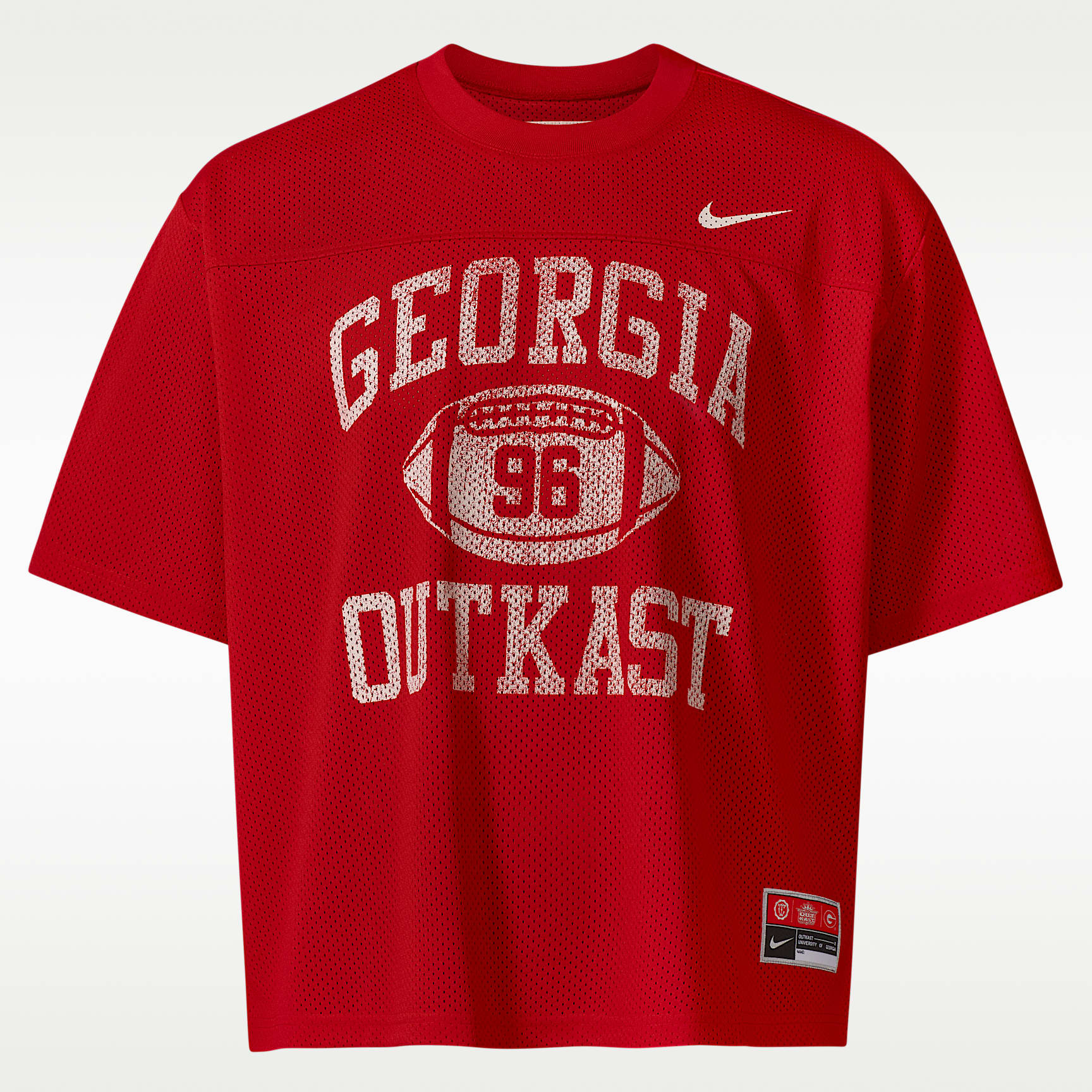 Jersey de fubol americano cropped Nike x UGA x Outkast