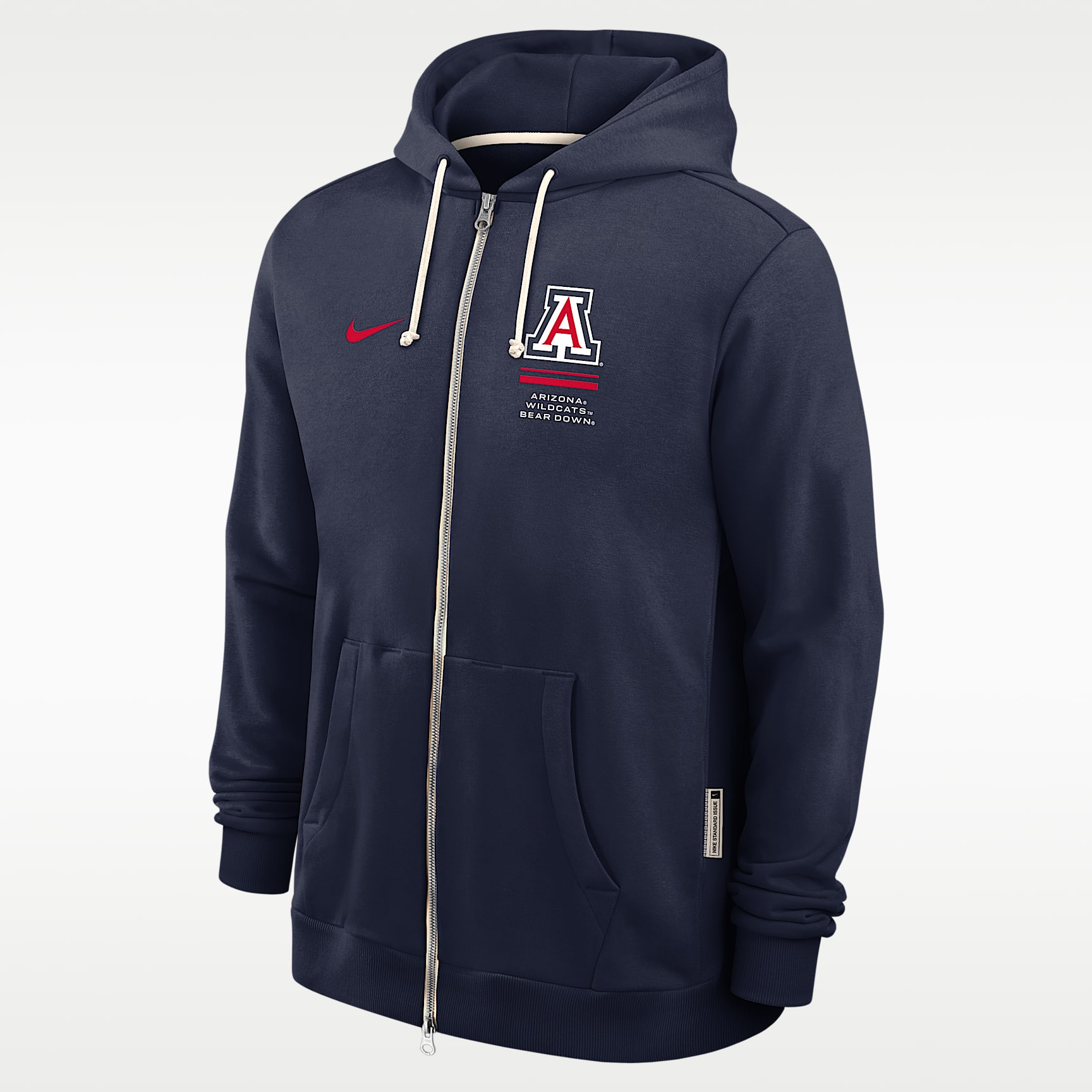 Arizona Sideline Standard Issue Men's Nike Dri-FIT College Full-Zip Hoodie