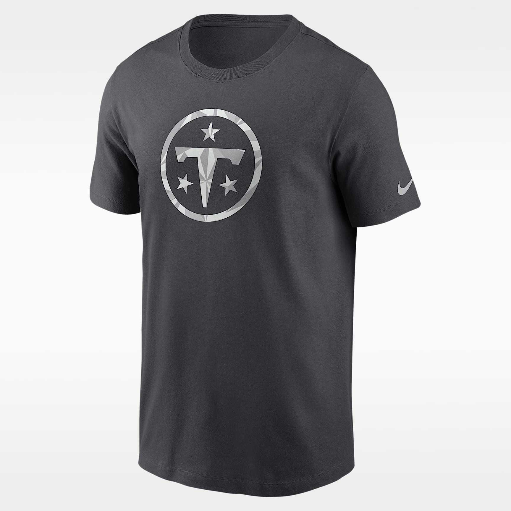 Playera Nike de la NFL para hombre Tennessee Titans Fractal Logo