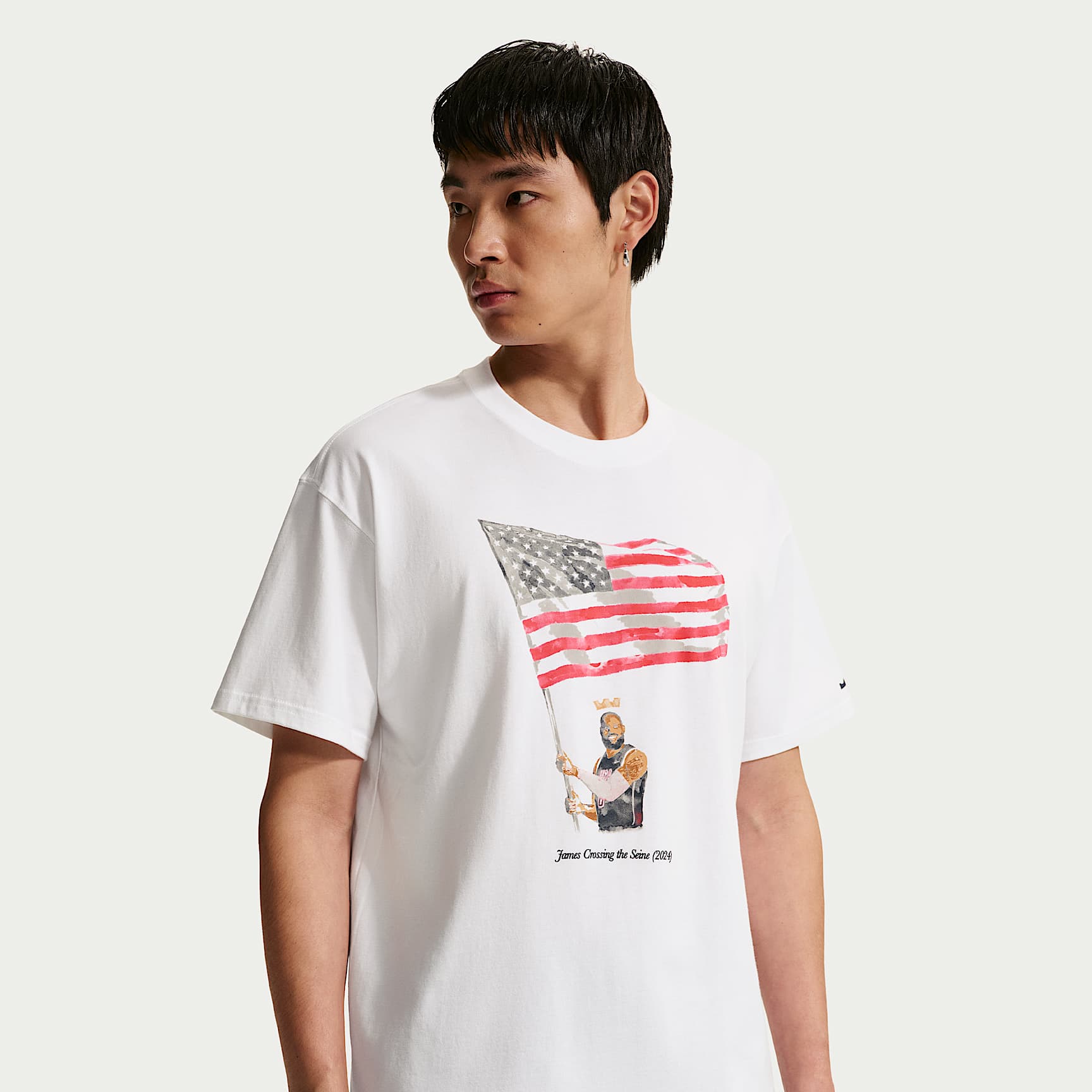 レブロン "Old Glory" Nike メンズ バスケットボール Tシャツ