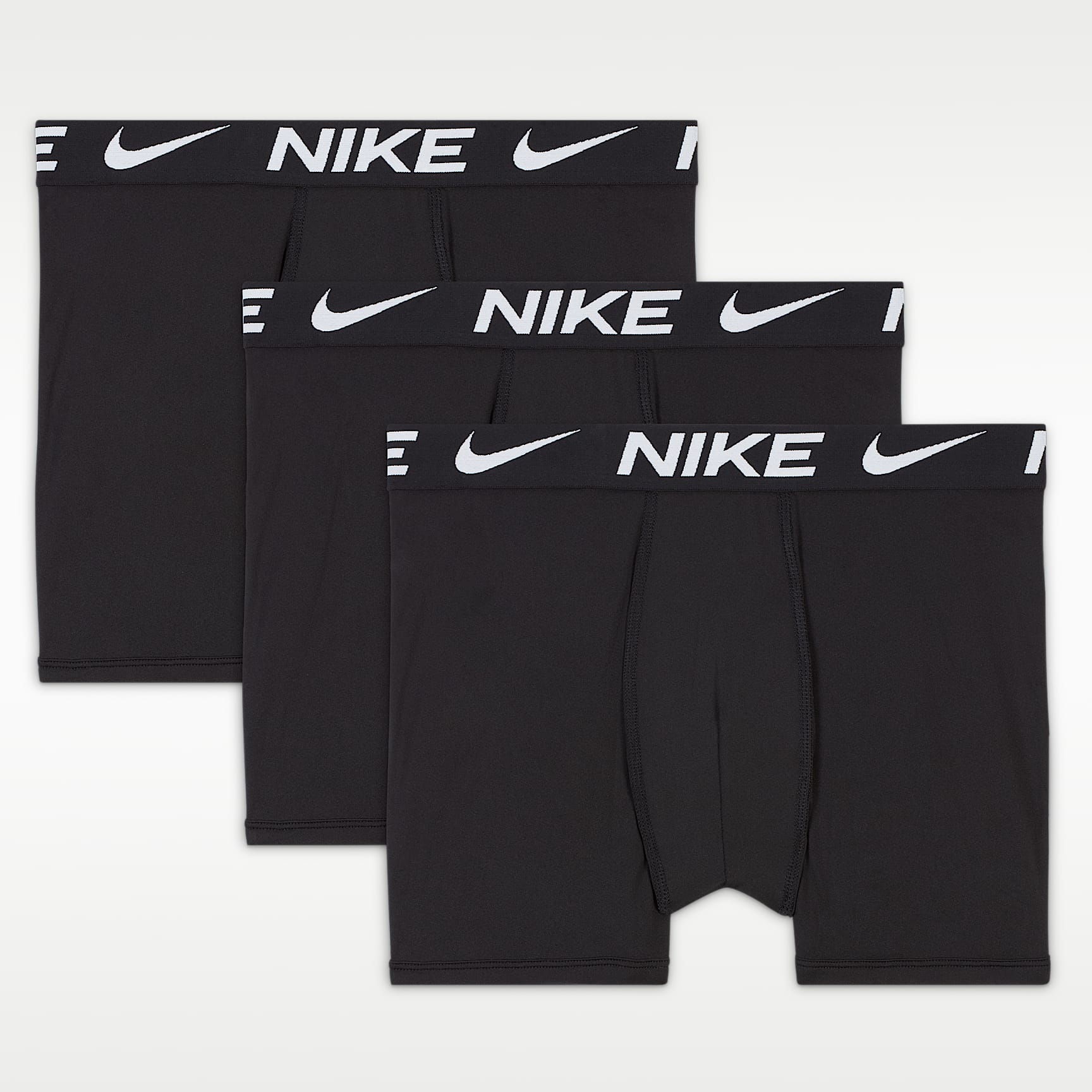 Nike Big Kids' Dri-FIT Solid Boxer Briefs (3-Pack)