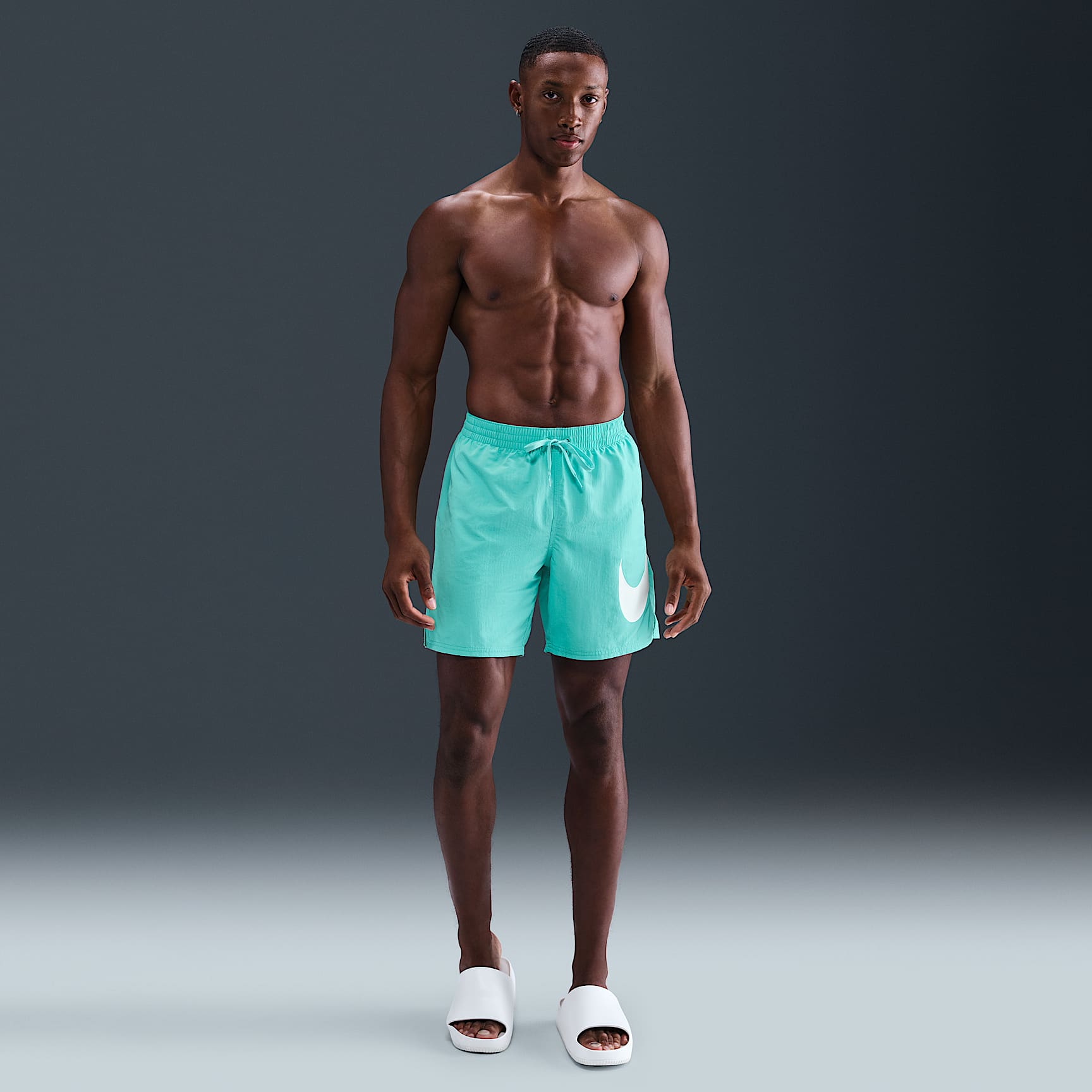 Shorts de playa o alberca con forro completo de 18 cm para hombre Nike Swim