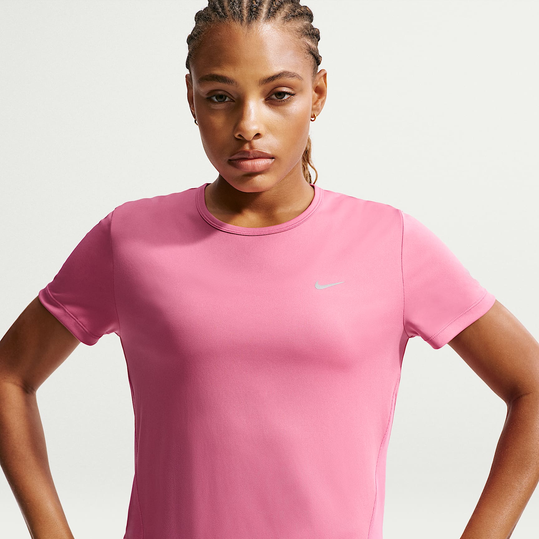 Haut de running à manches courtes Dri-FIT Nike Tempo pour femme