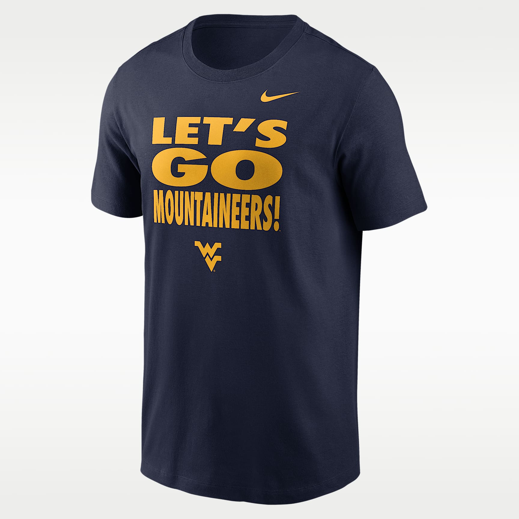 West Virginia Sideline Slogan Men's Nike Dri-FIT College Long-Sleeve T-Shirt
