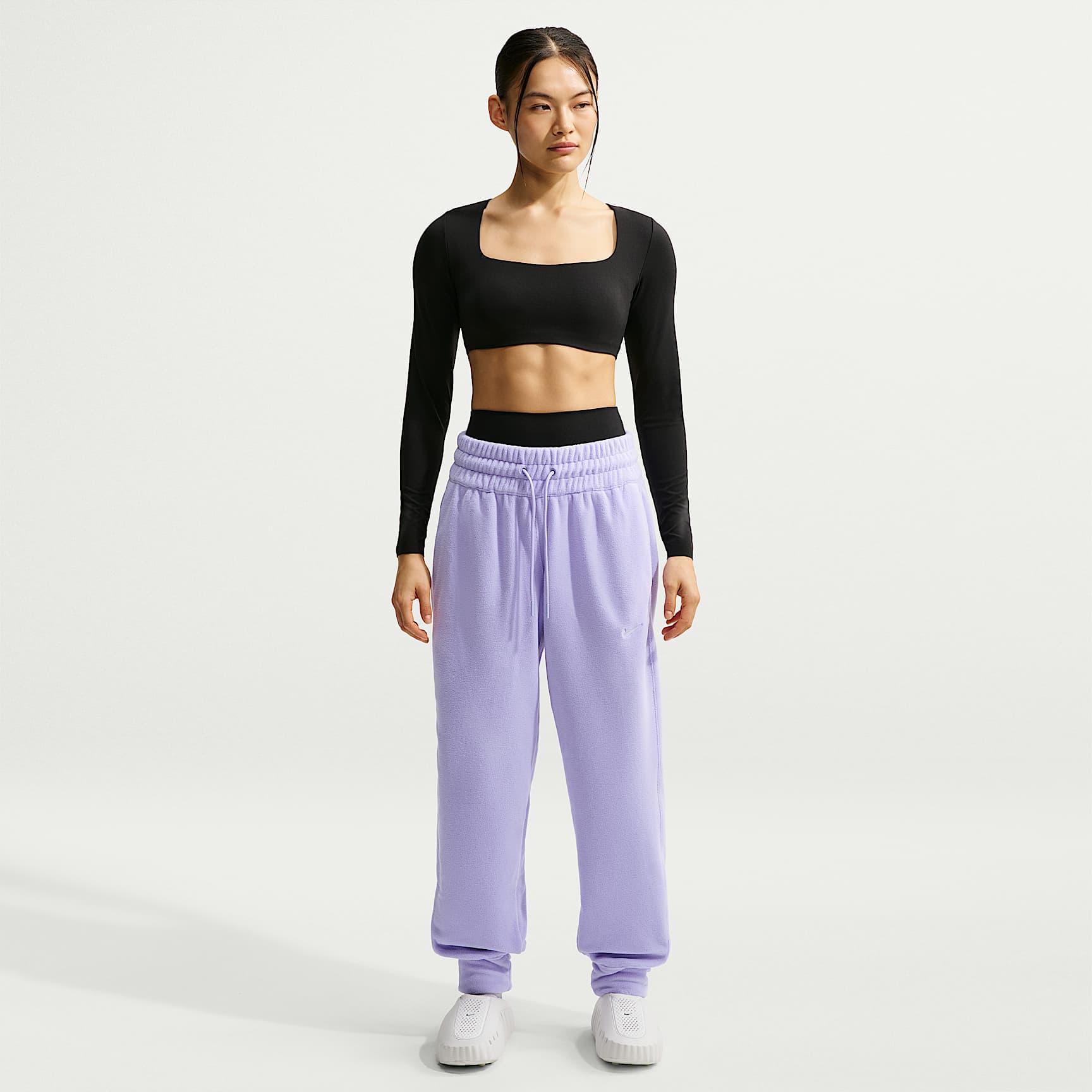 Nike One Women's Therma-FIT Mid-Rise Fleece Joggers
