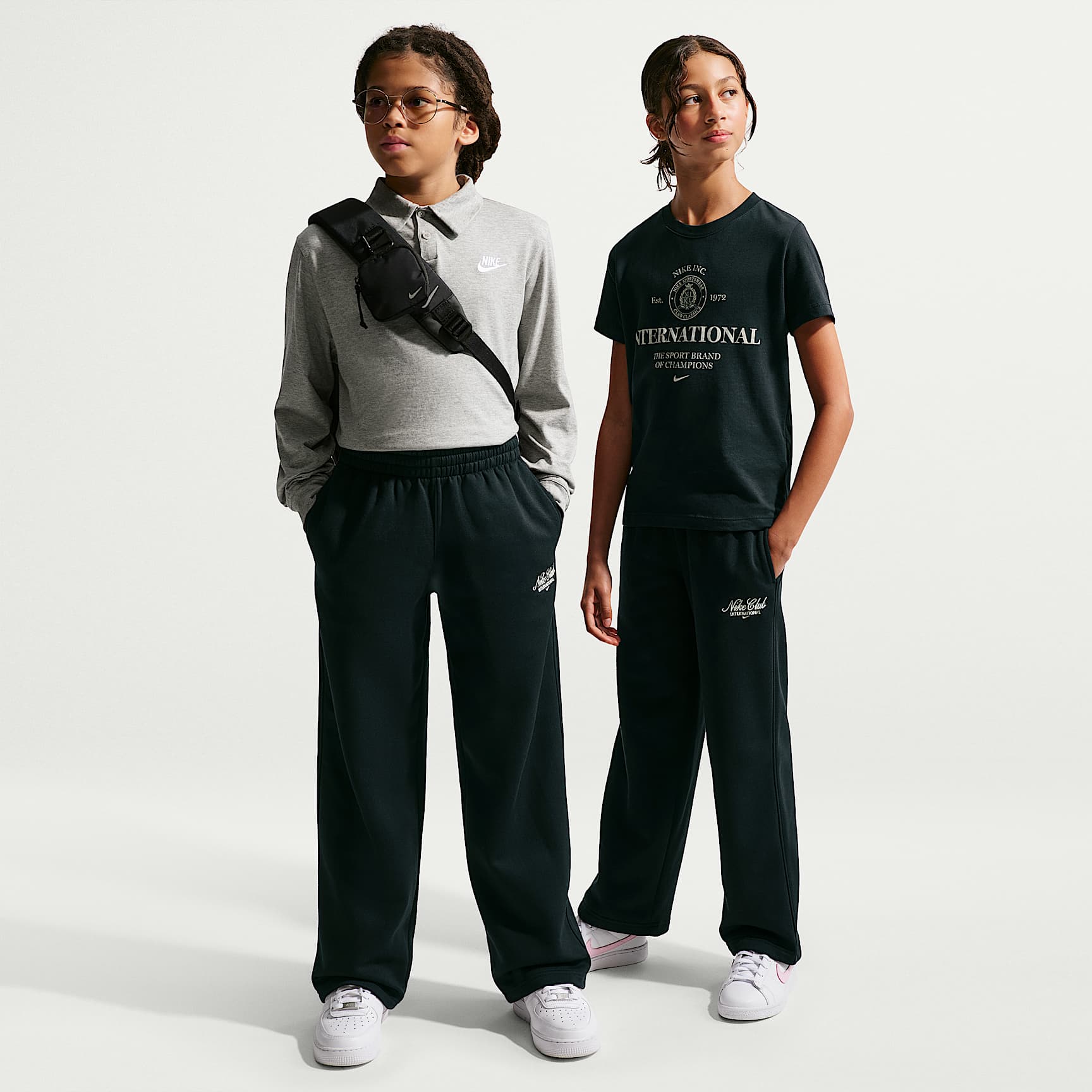Nike Sportswear Club Fleece Big Kids' Open-Hem Pants