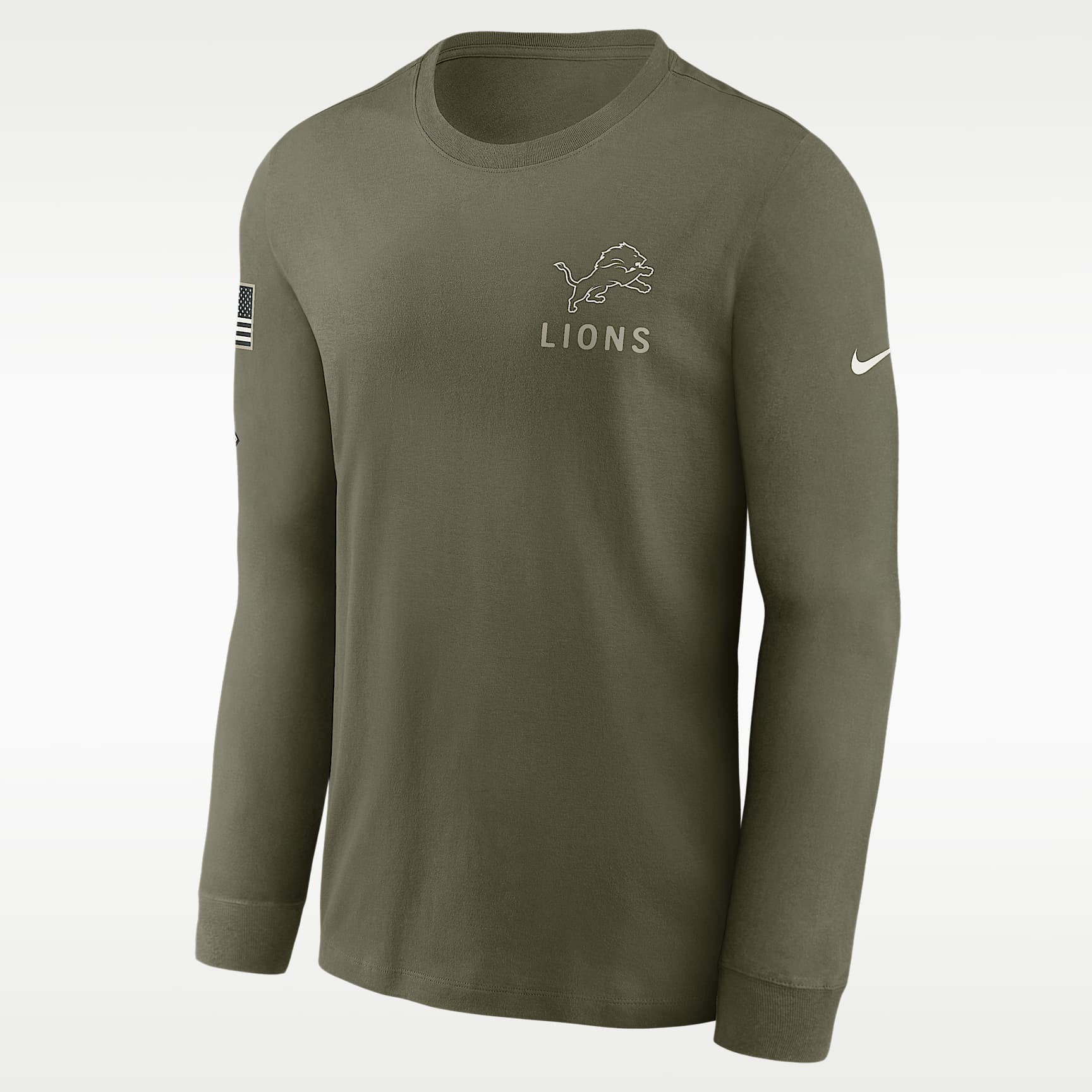 Detroit Lions Salute to Service Men's Nike NFL Long-Sleeve T-Shirt