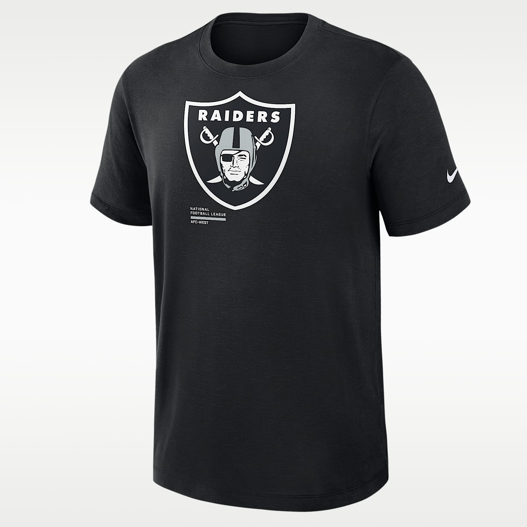Playera Nike Dri-FIT de la NFL para hombre Las Vegas Raiders Slub