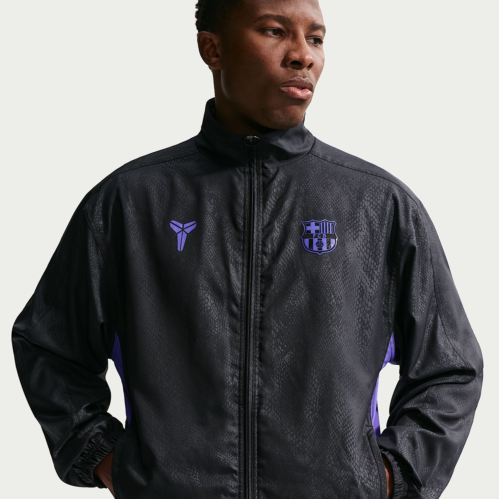 FC Barcelona Away Men's Kobe Soccer Graphic Track Jacket