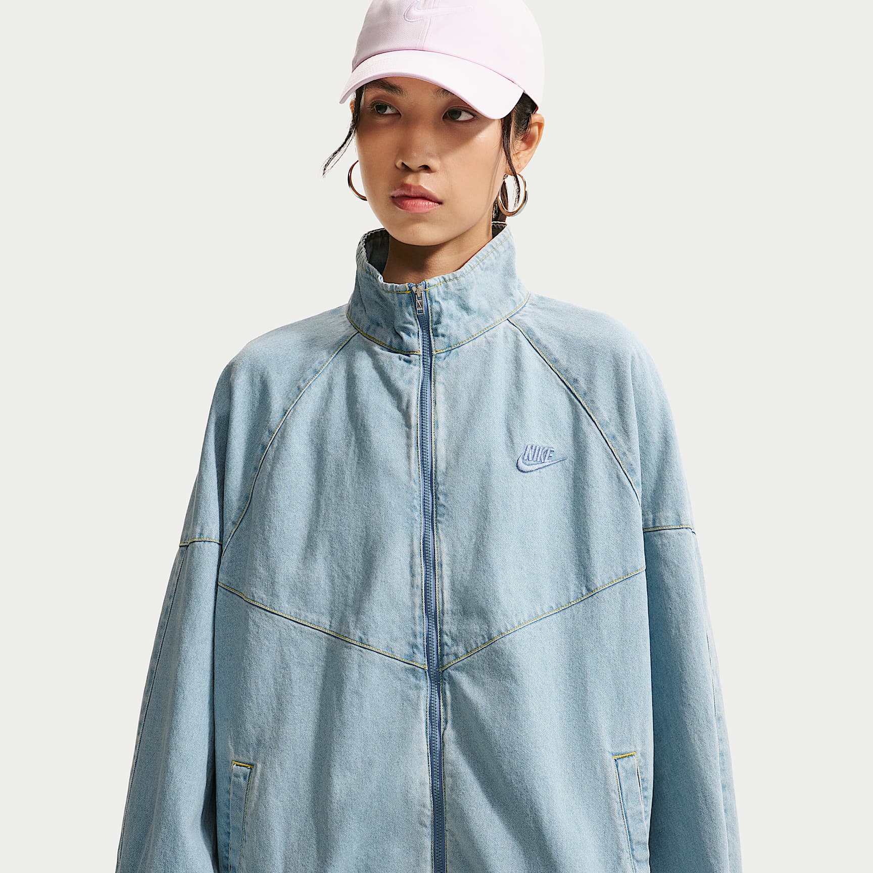 Nike Windrunner Women's Oversized Denim Jacket