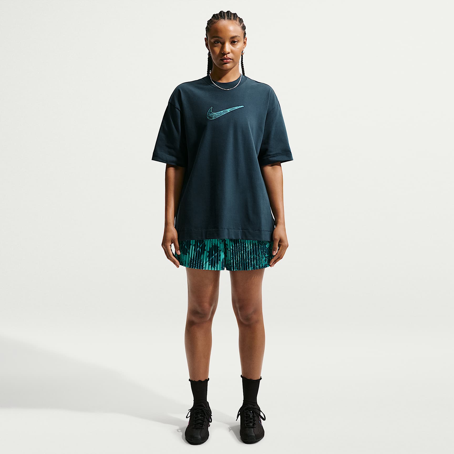 Shorts de tiro medio de 8 cm para mujer Naomi Osaka