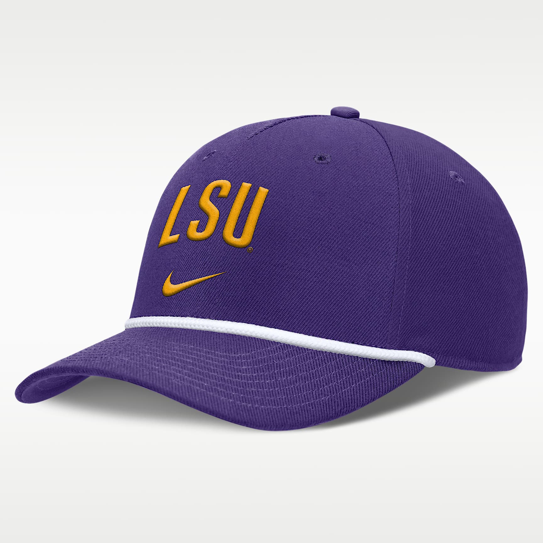 Gorra universitaria Nike ajustable para hombre LSU Primetime Rise Campus