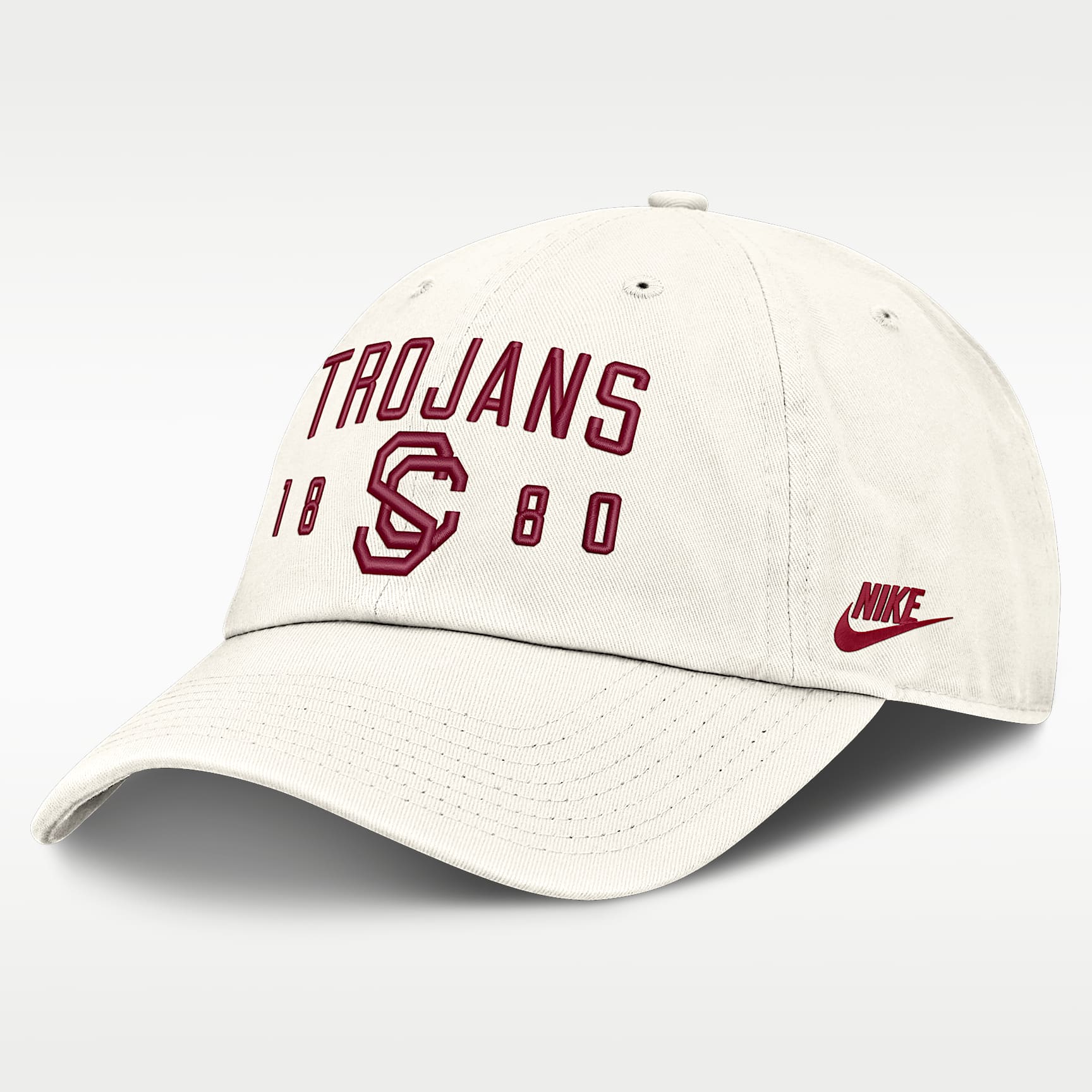 Gorra universitaria Nike ajustable para hombre USC Natural Club