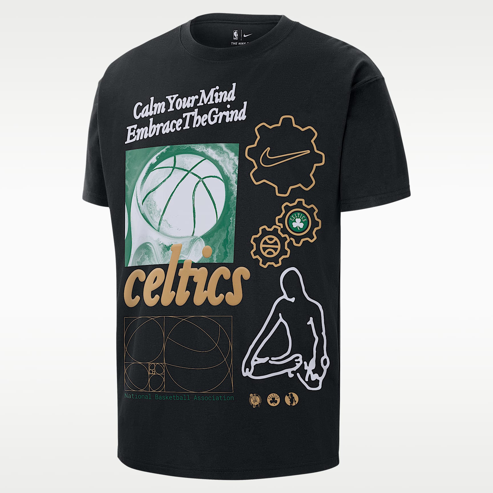 Playera Nike NBA Max90 para hombre Boston Celtics Courtside