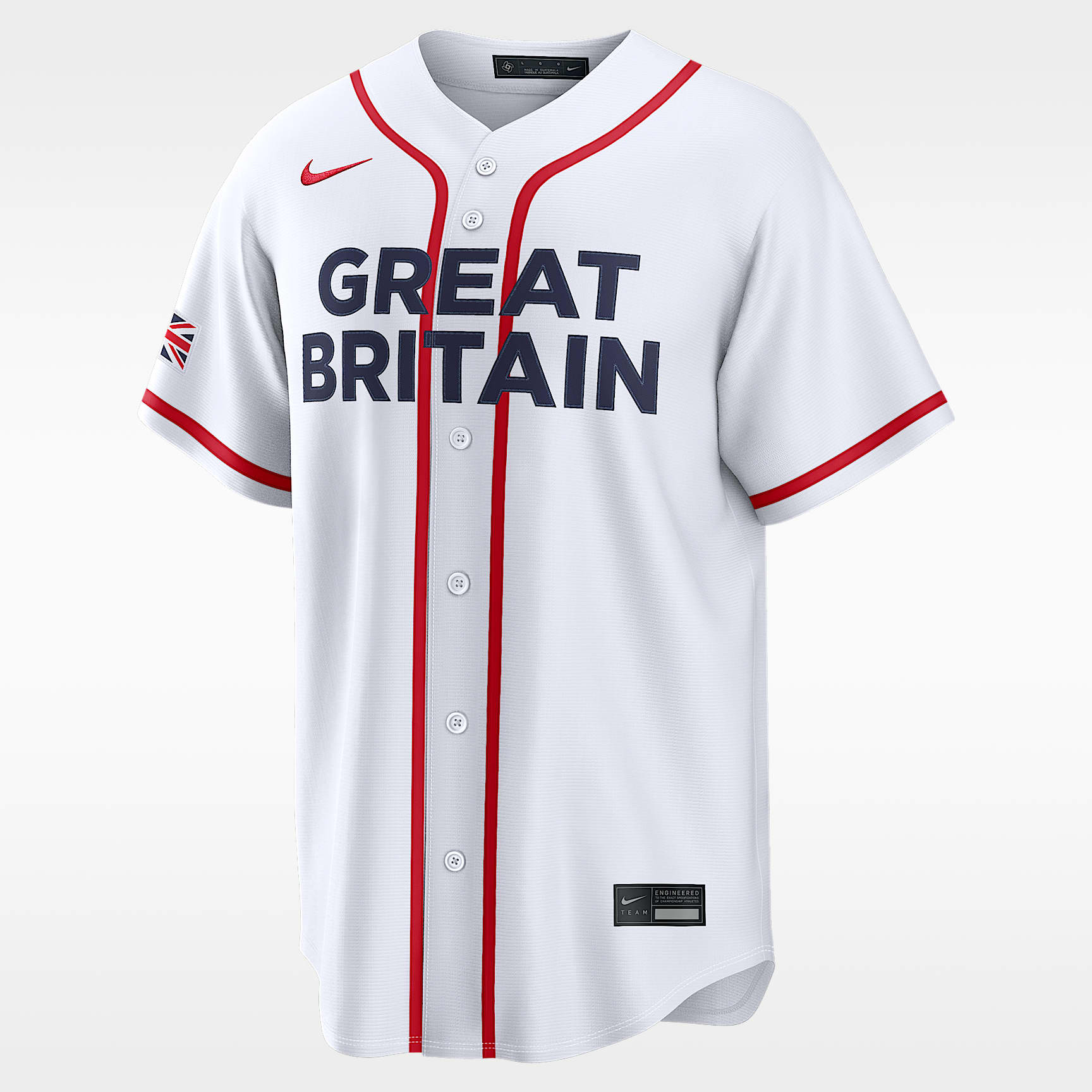 Great Britain National Baseball Team 2026 World Baseball Classic Men's Nike Stadium Jersey