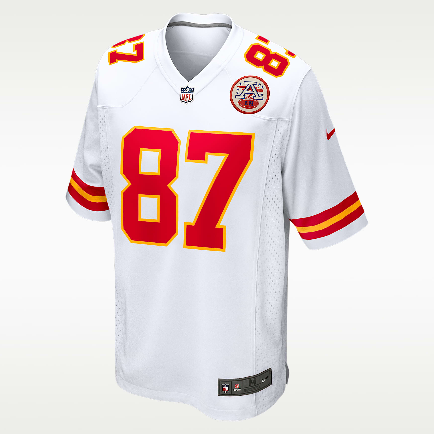 Jersey de juego Nike para hombre Travis Kelce Kansas City Chiefs