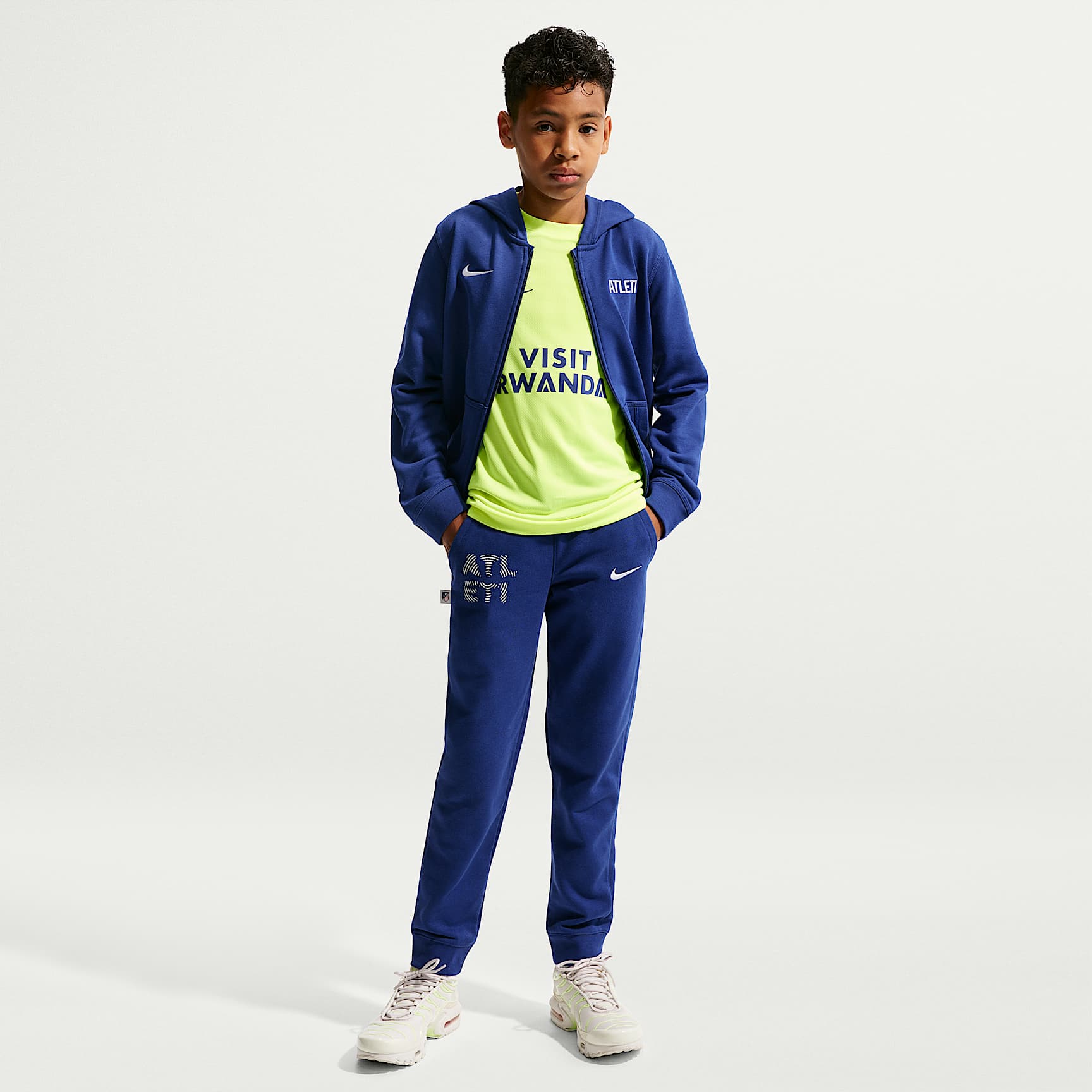Atlético Madrid Club Nike voetbaljoggingbroek voor jongens
