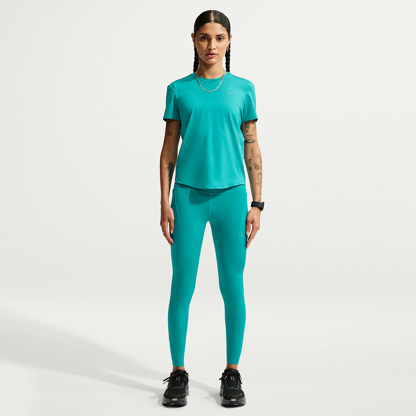 Nike Swift Women's High-Waisted 7/8 Running Leggings with Pockets
