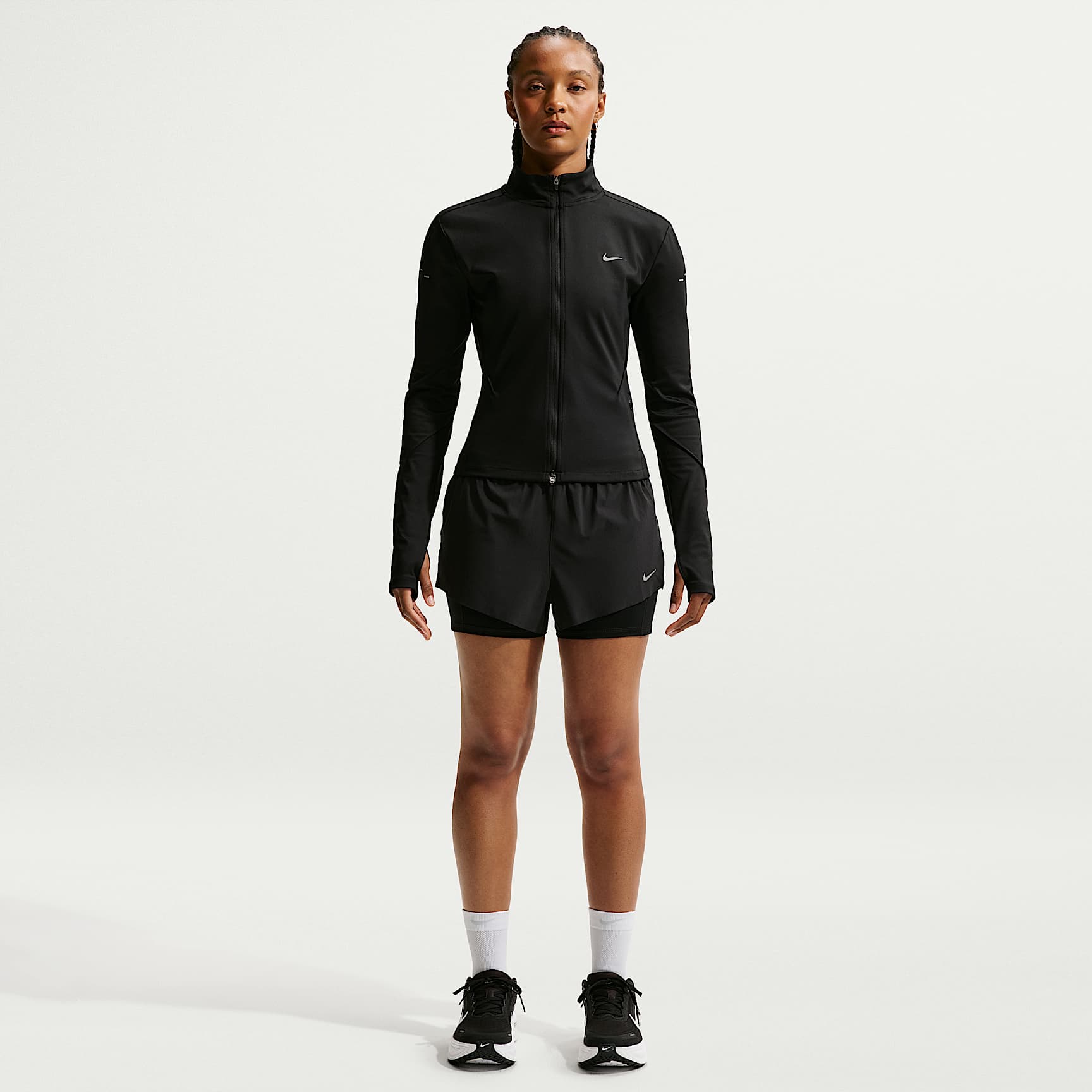 Nike Swift Women's Dri-FIT Mid-Rise 2-in-1 Running Shorts