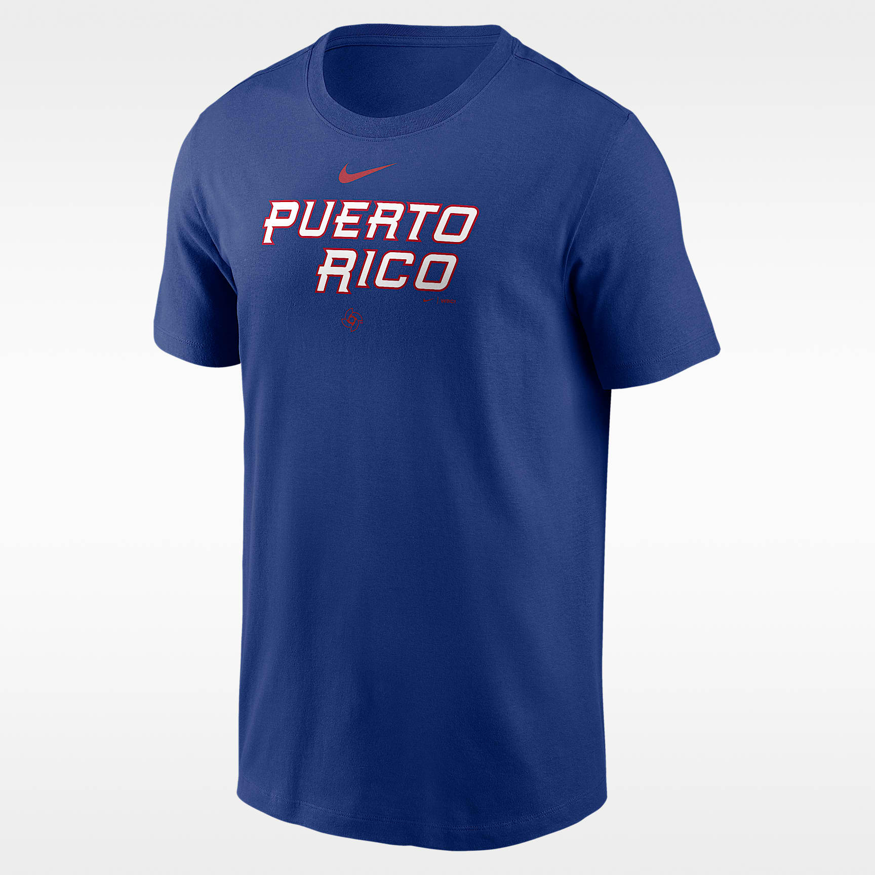 Puerto Rico National Baseball Team 2026 World Baseball Classic Wordmark Men's Nike T-Shirt