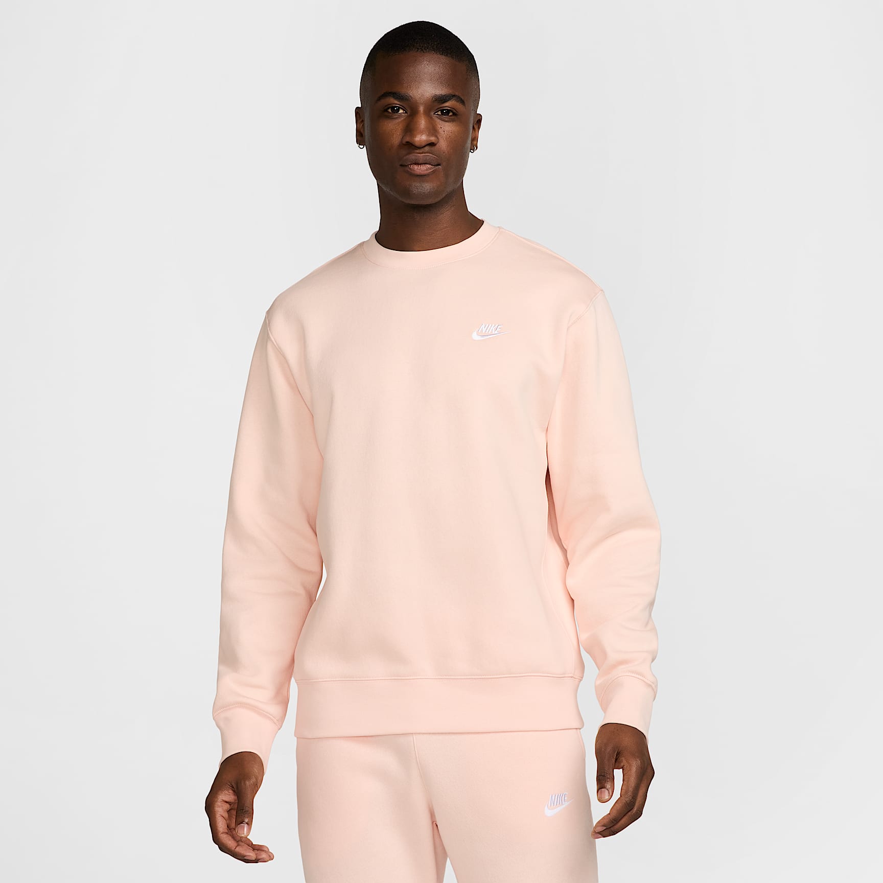 Sudadera de cuello redondo para hombre Nike Sportswear Club Fleece