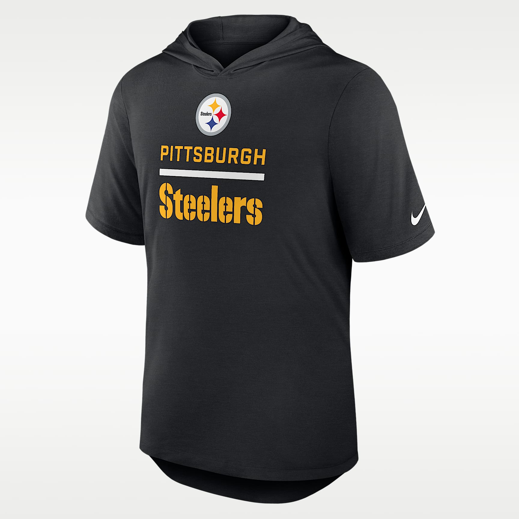 Playera Nike Dri-FIT de la NFL con gorro para hombre Pittsburgh Steelers