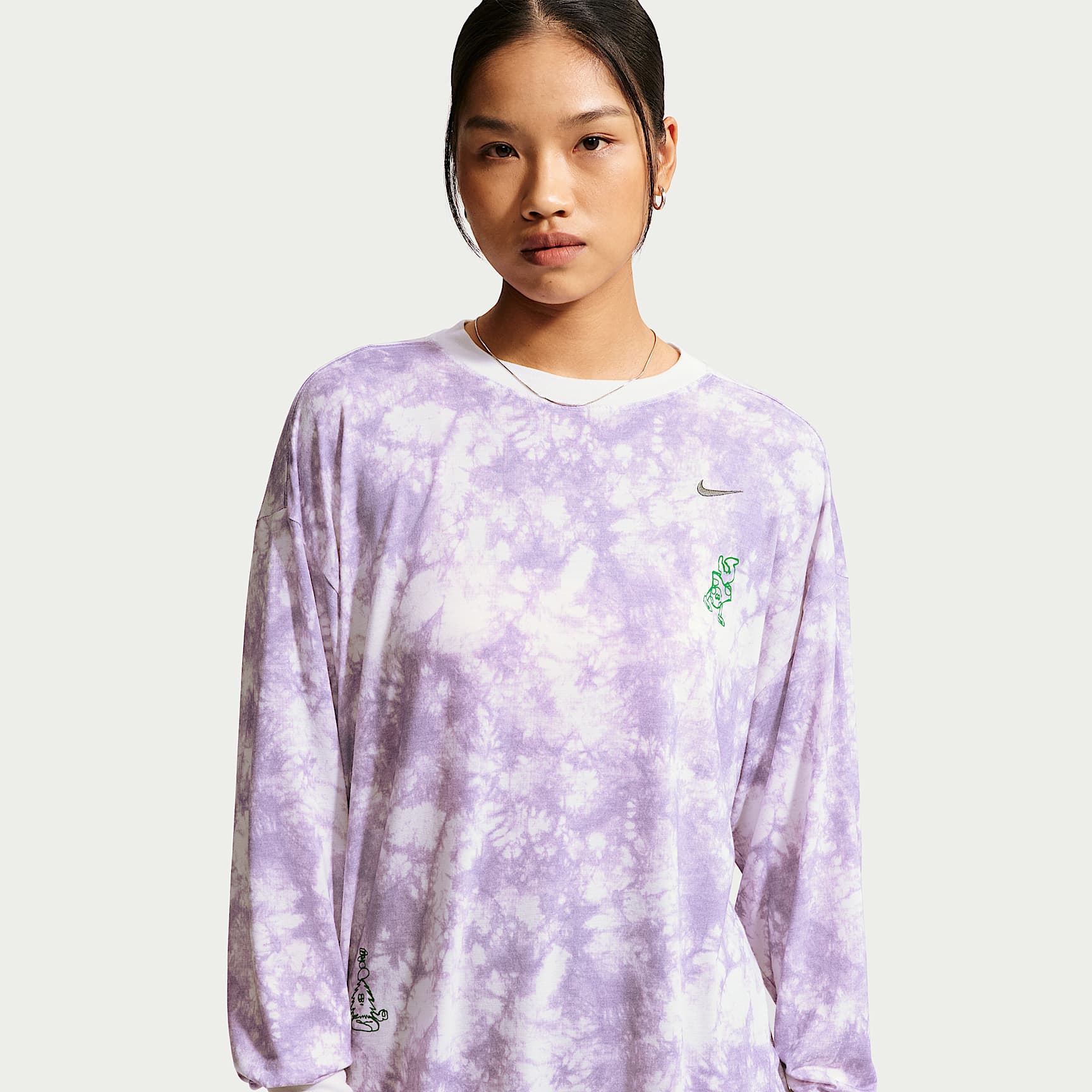ナイキ スポーツウェア ウィメンズ オーバーサイズド ロングスリーブ Tシャツ