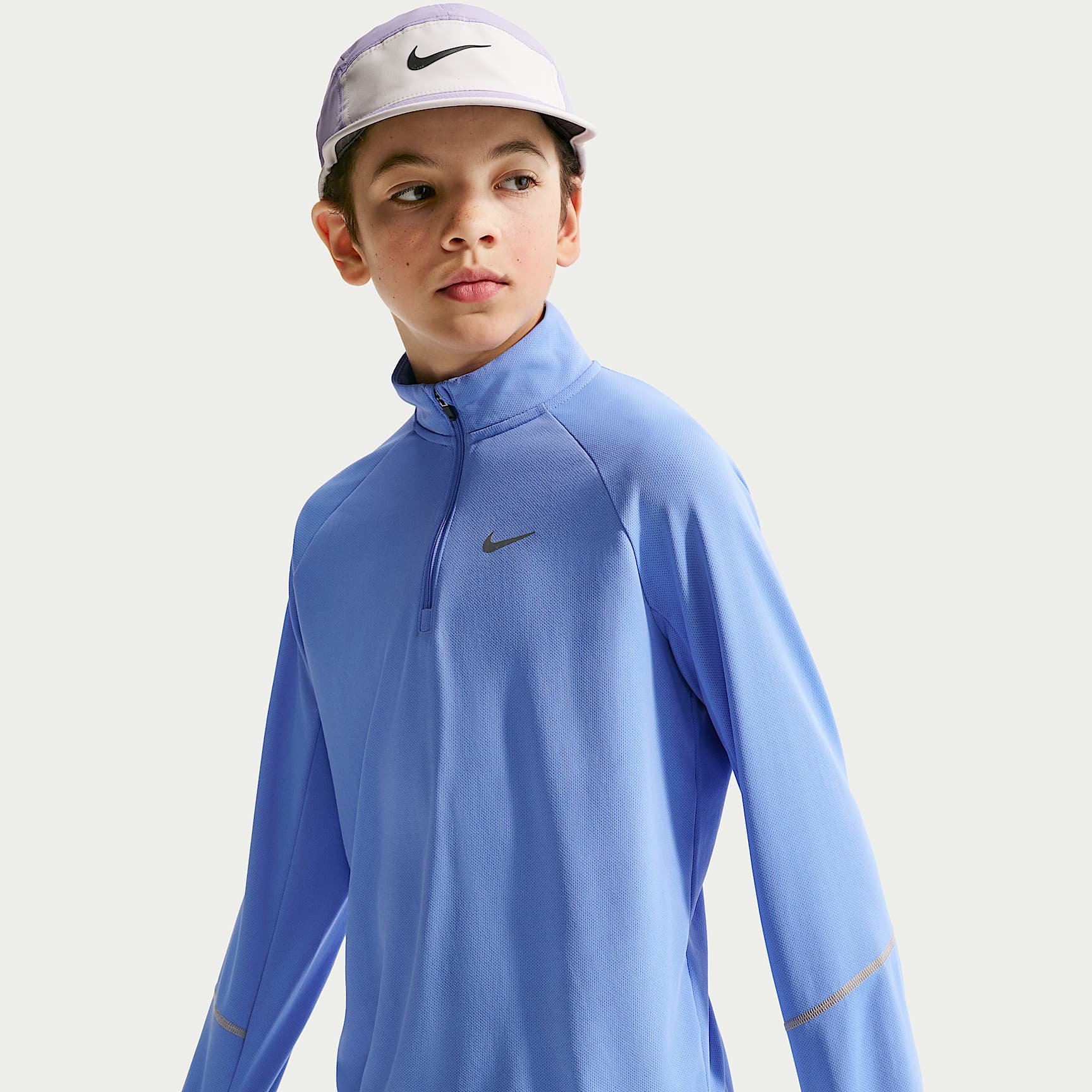 ナイキ マイラー ジュニア Dri-FIT ハーフジップ トップ