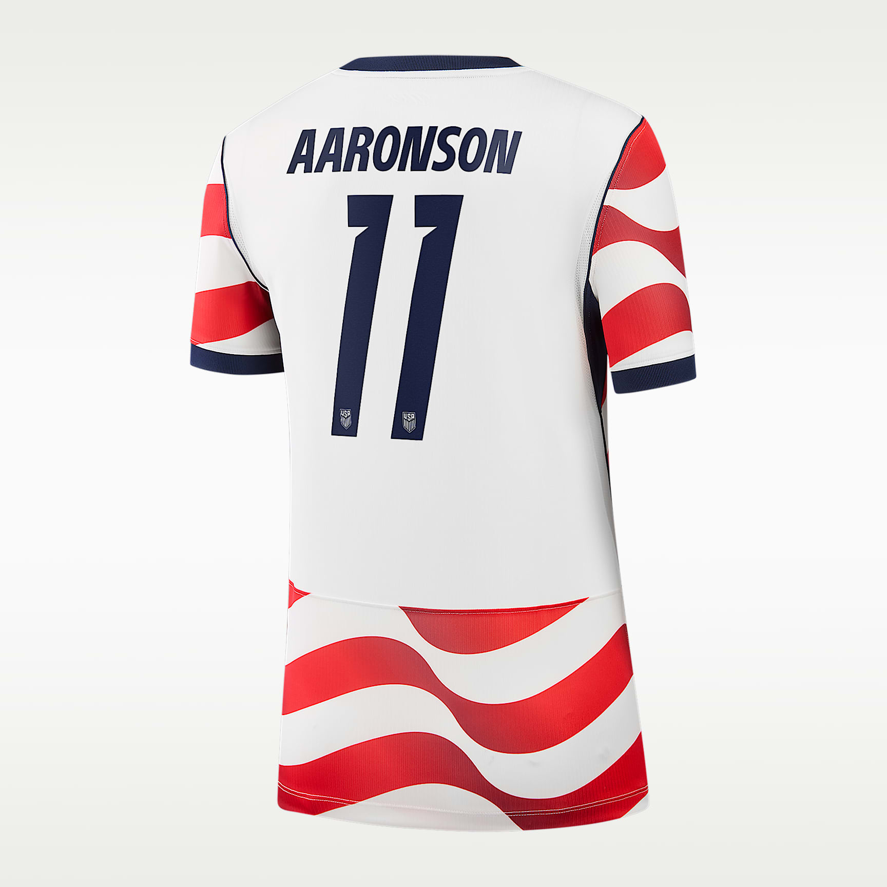 Brenden Aaronson USMNT 2026 Stadium Home Women's Nike Dri-FIT Soccer Jersey