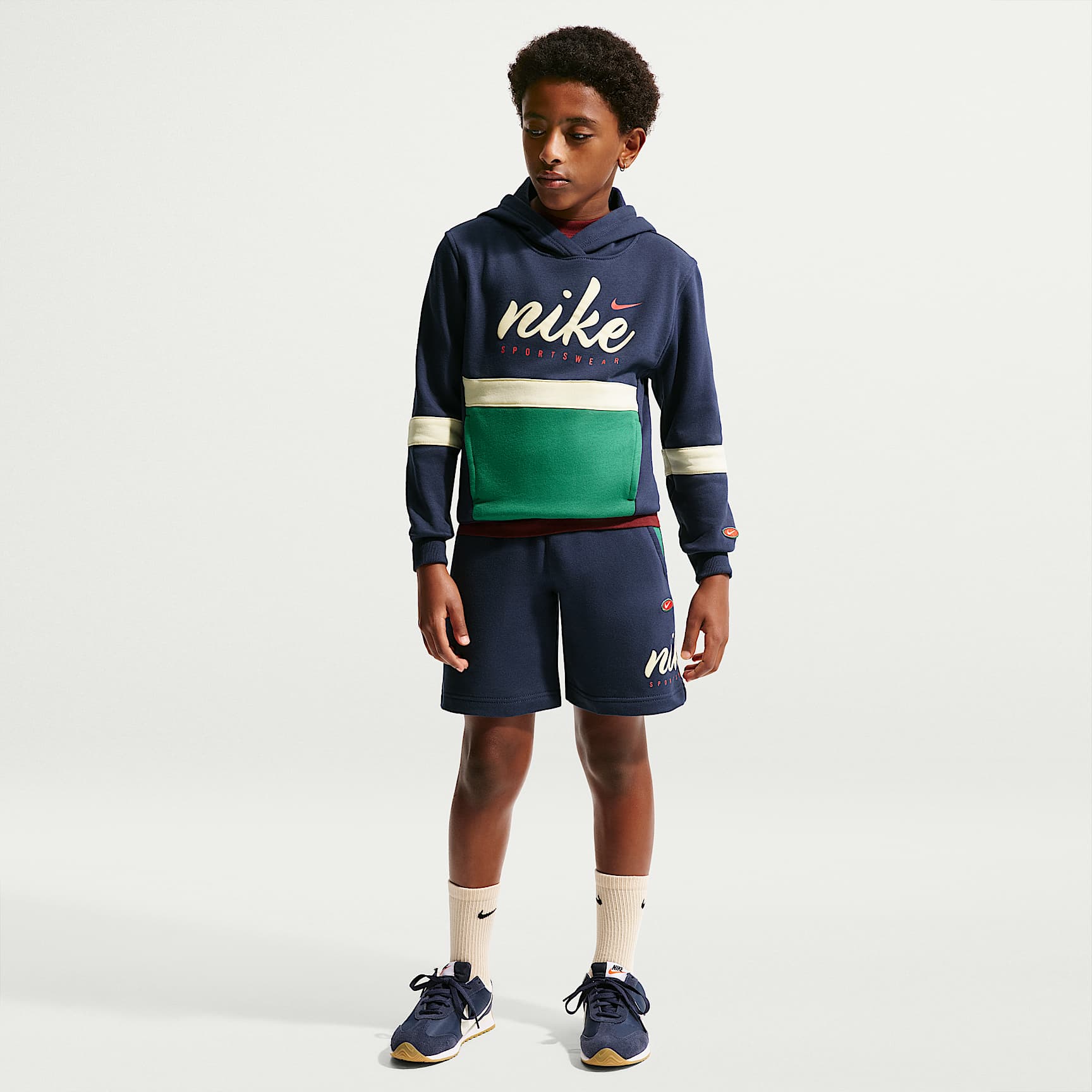 Nike Sportswear Club Big Kids' French Terry Shorts
