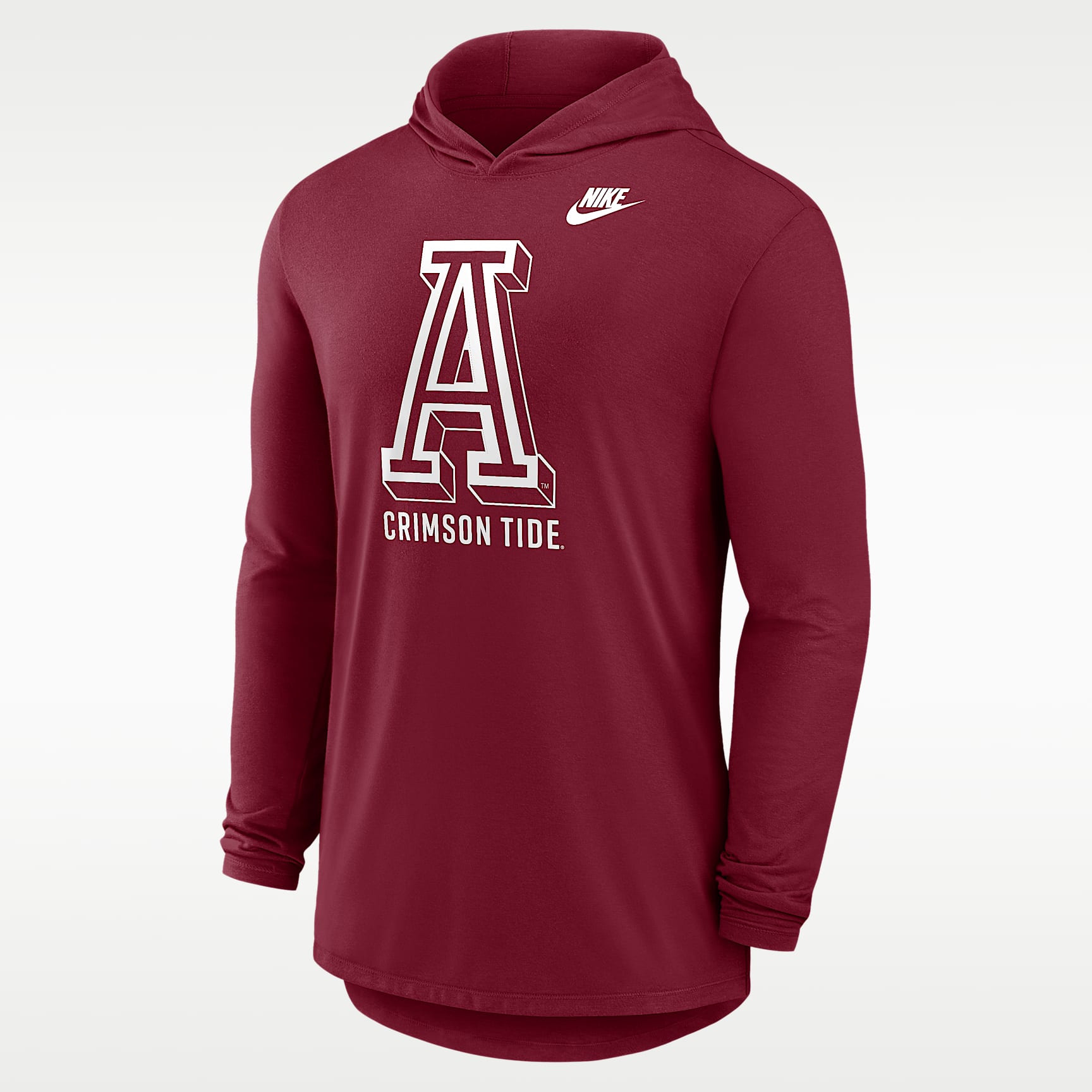 Alabama Legacy Men's Nike Dri-FIT College Long-Sleeve Hooded T-Shirt