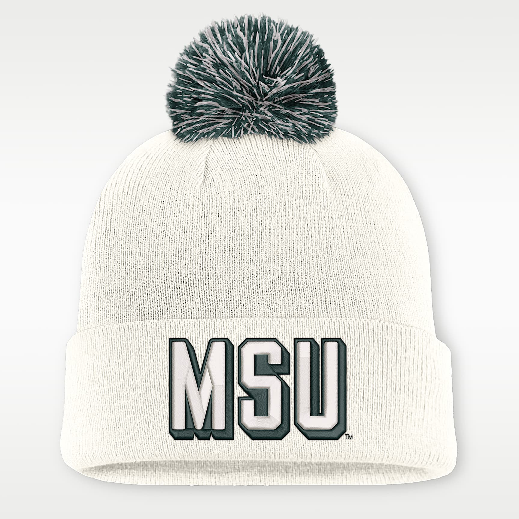 Michigan State Peak Men's Nike College Cuffed Beanie